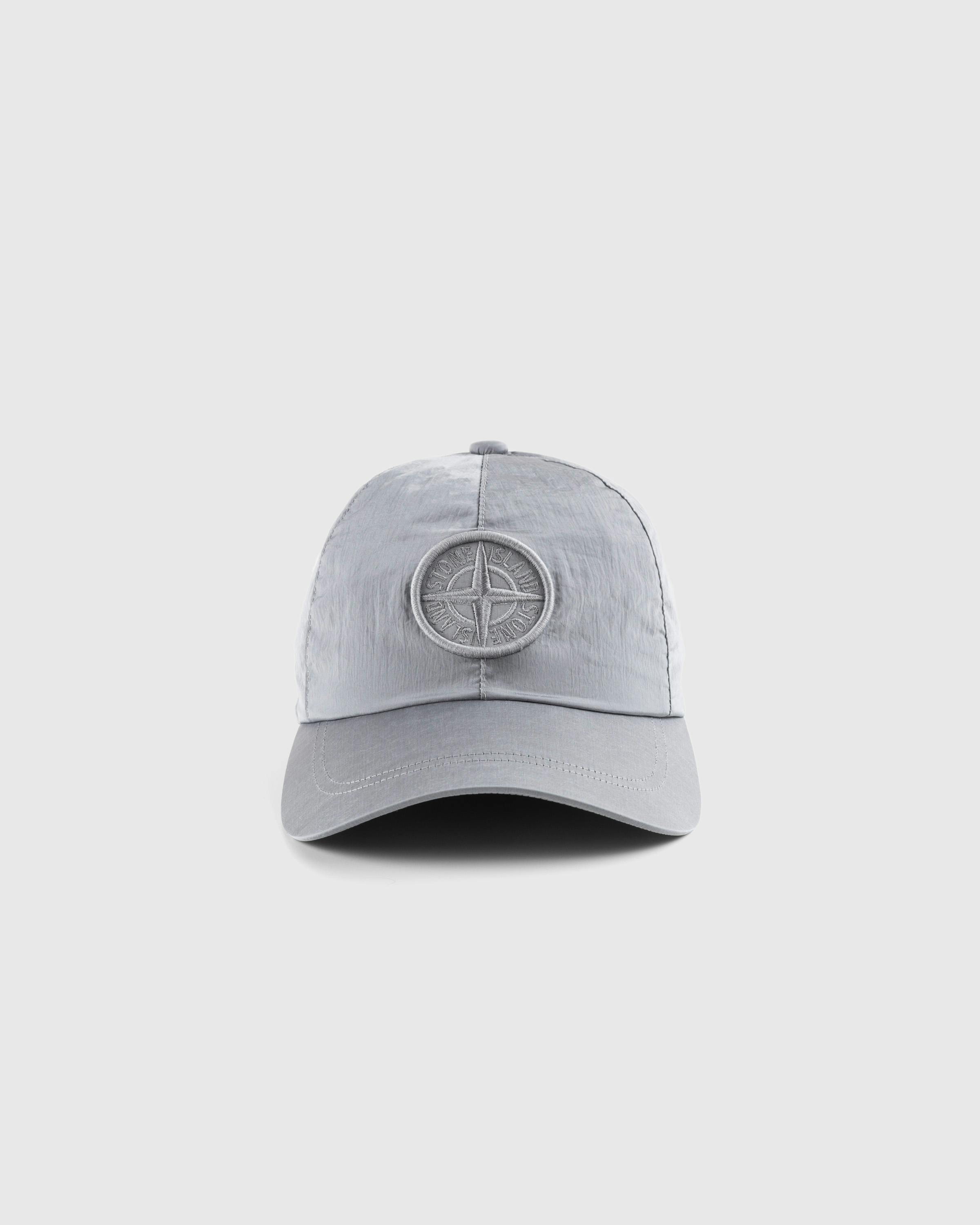 Stone Island – Econyl Metal Nylon Cap - Caps - Grey - Image 5