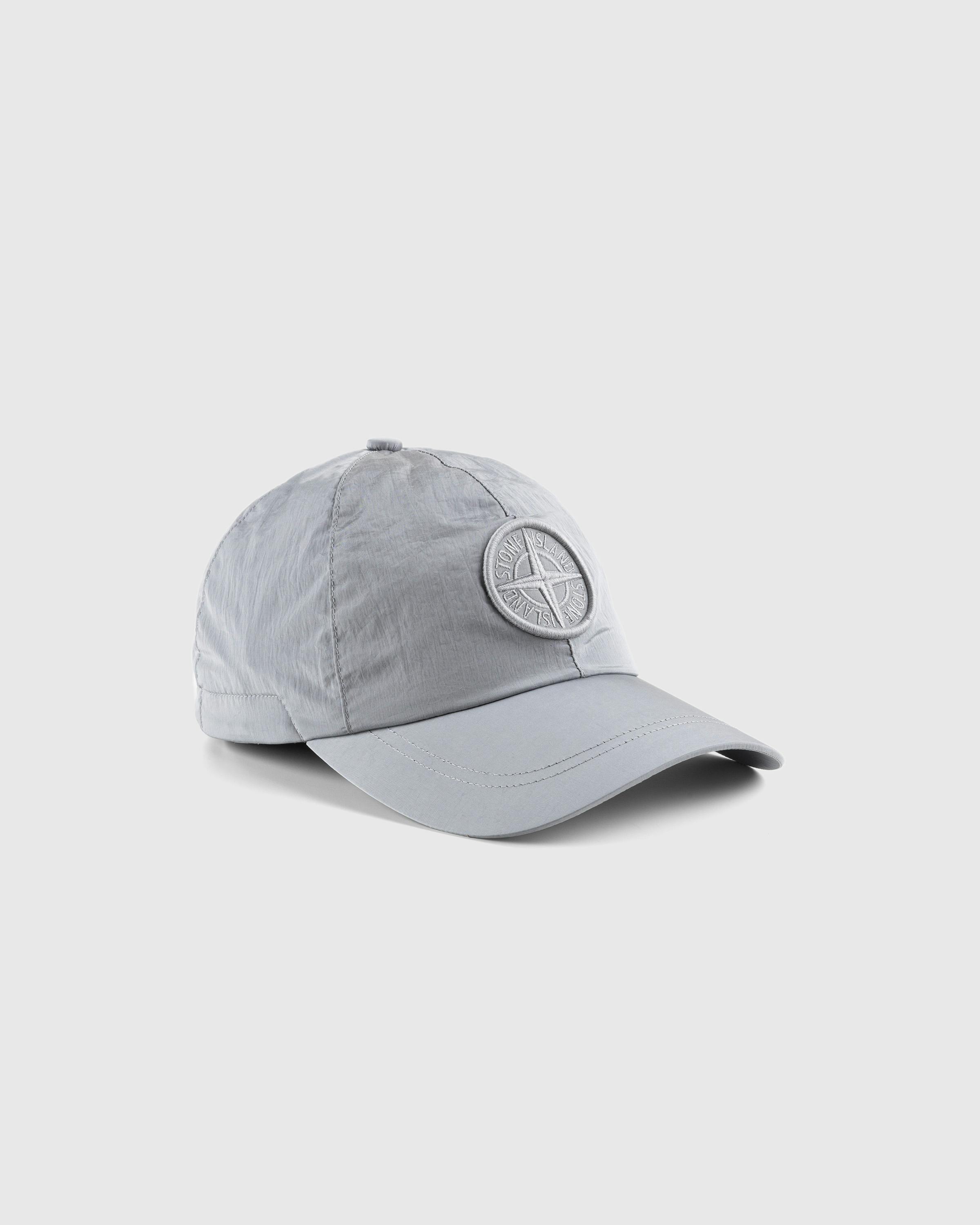 Stone Island – Econyl Metal Nylon Cap - Caps - Grey - Image 1