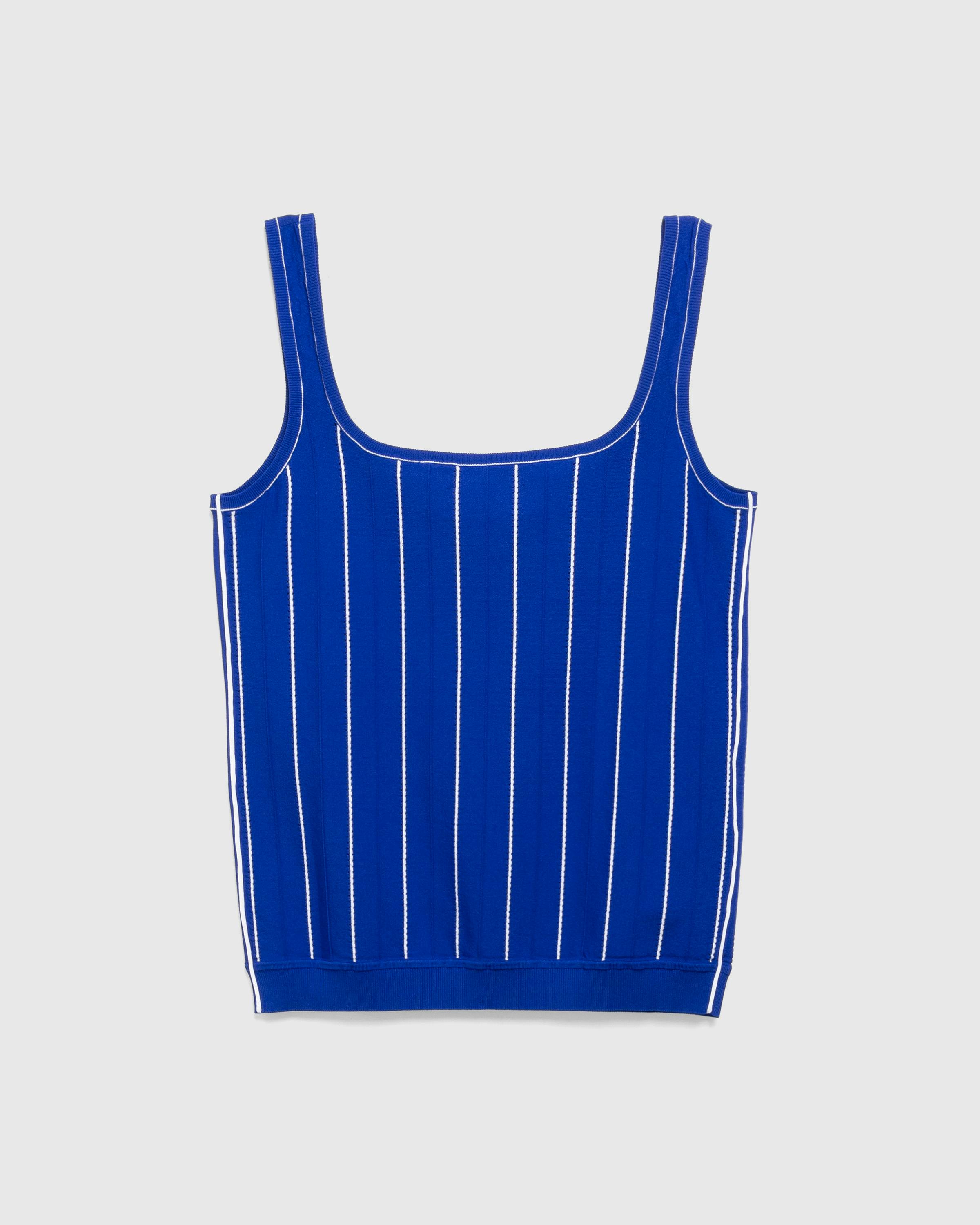 Martine Rose – Logo Vest - Vests - Blue - Image 4