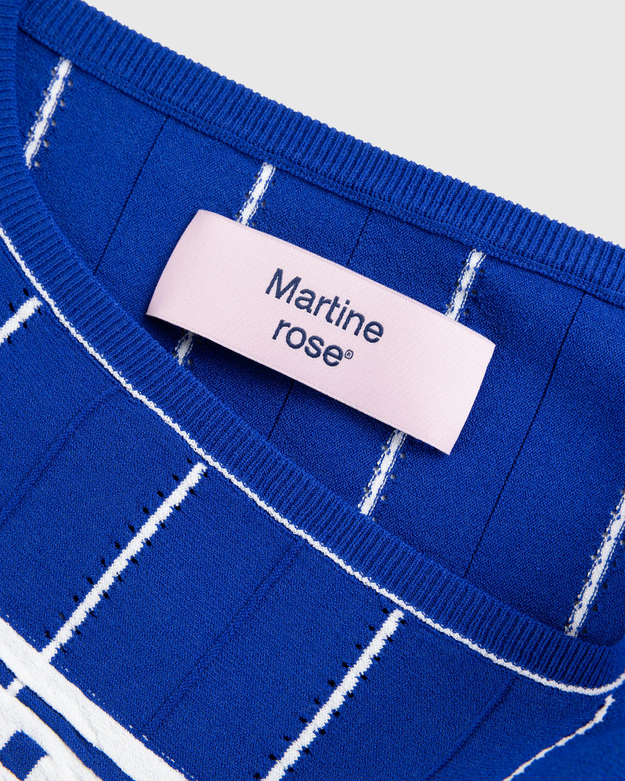 Martine Rose – Logo Vest - Vests - Blue - Image 2