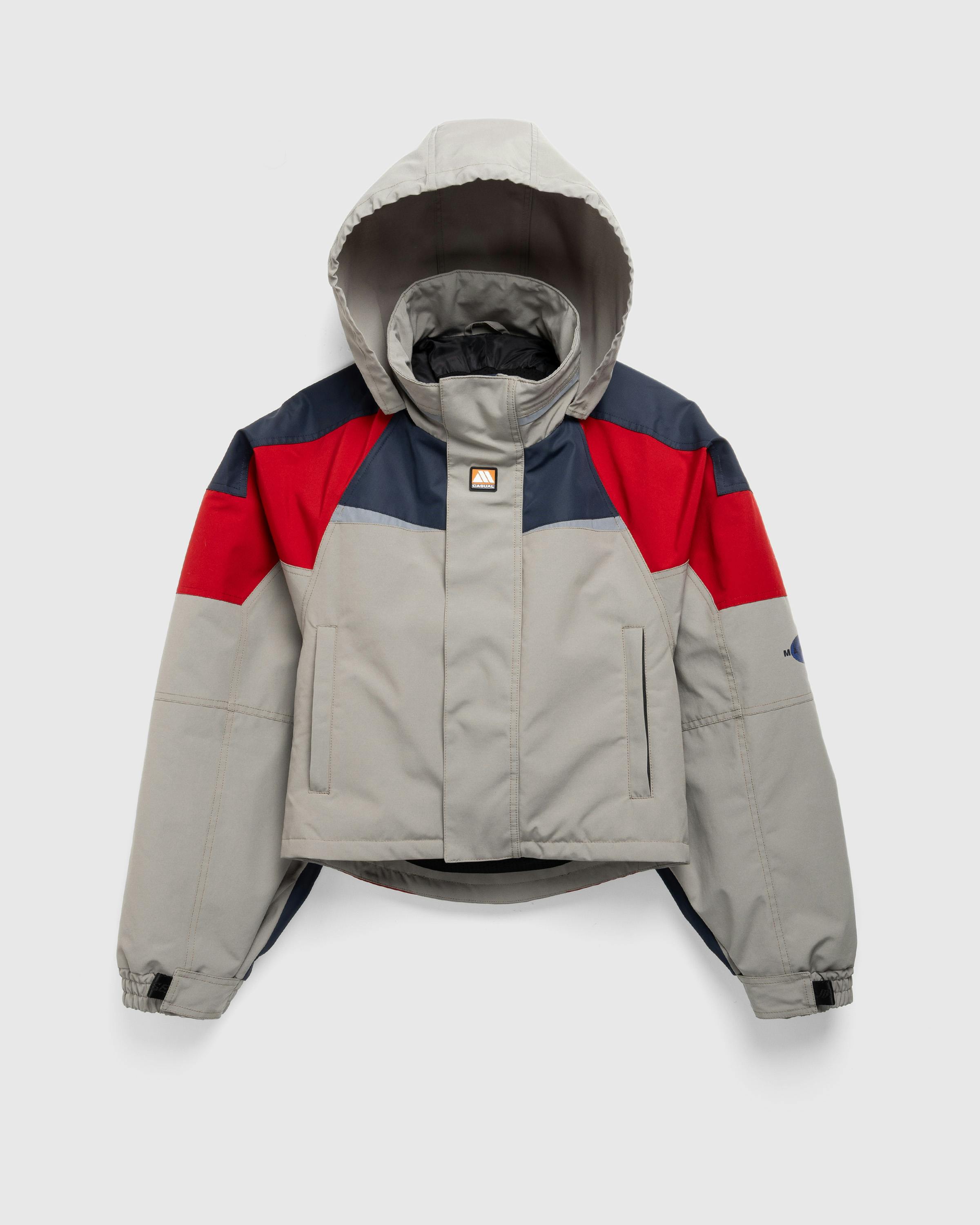 Martine Rose – Shrunken Track Jacket - Track Jackets - Grey - Image 1