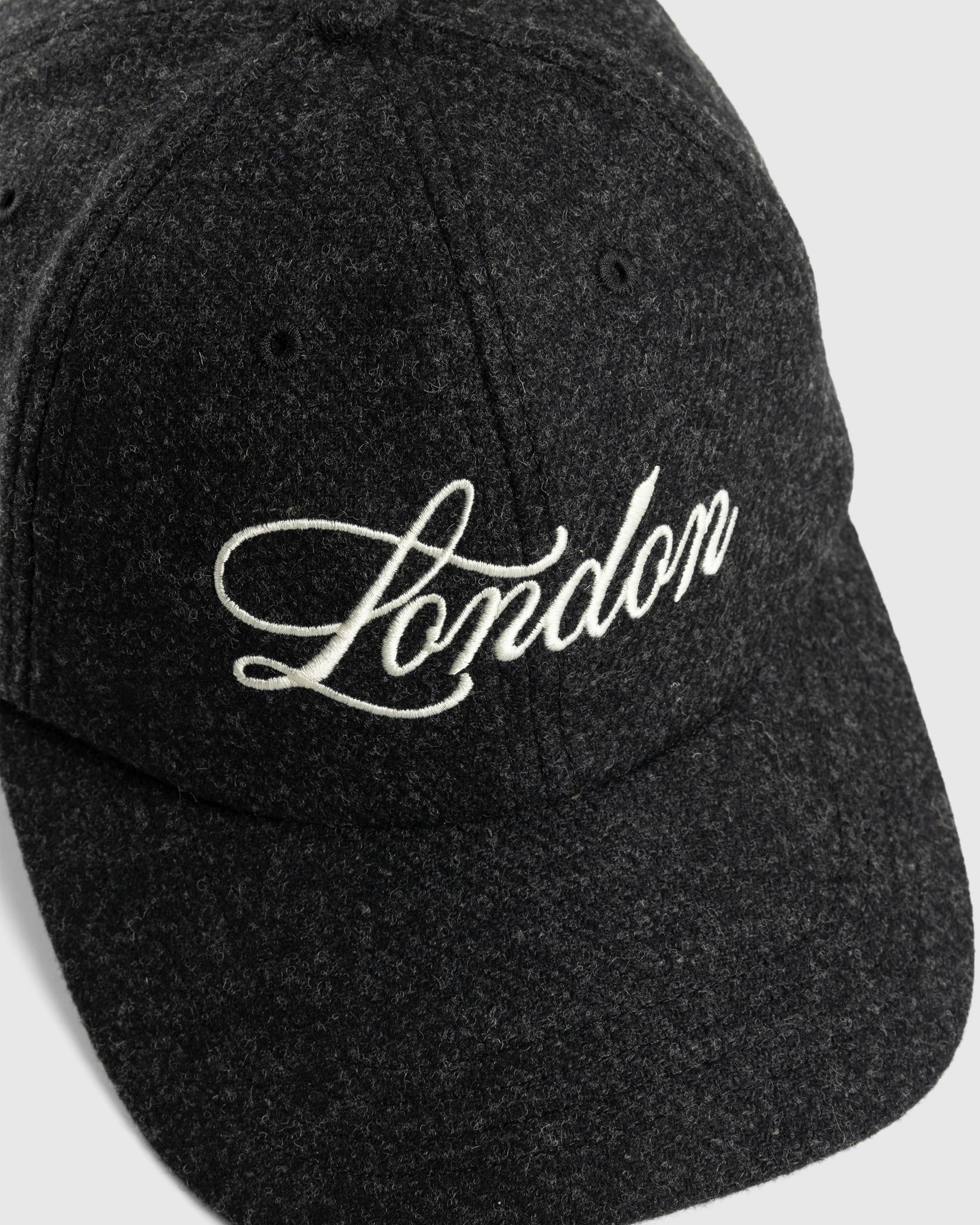 Highsnobiety – London Wool Cap - Caps - Black - Image 5