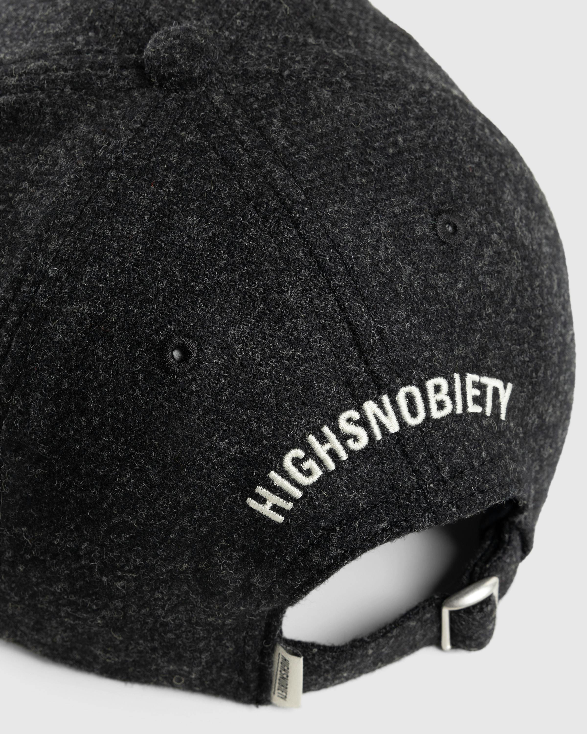 Highsnobiety – London Wool Cap - Caps - Black - Image 6