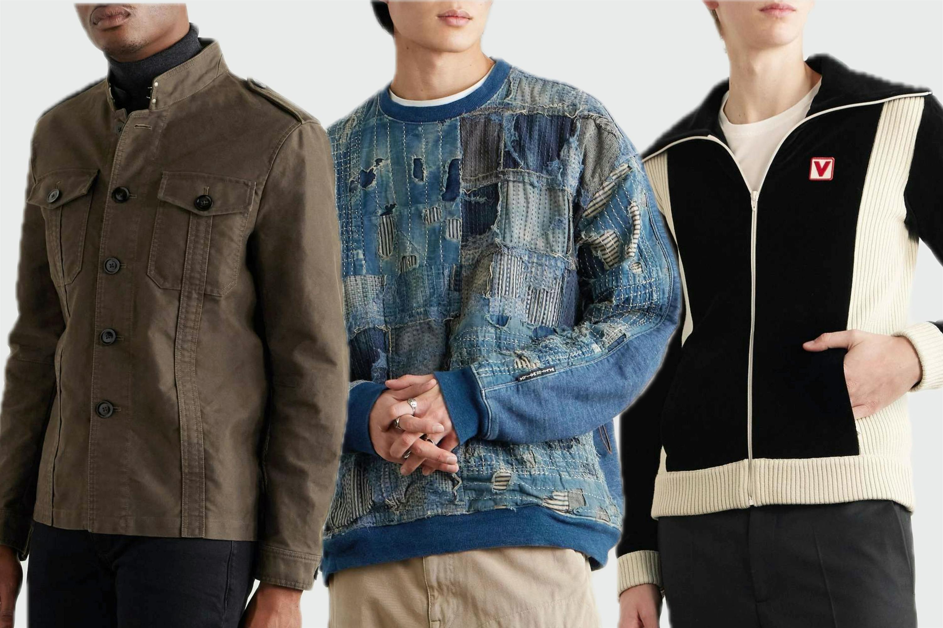 Mr Porter Spring Layers Luxury Fashion Menswear Trends Valentino Dries Van Noten Tom Ford Maison Margiela Loewe