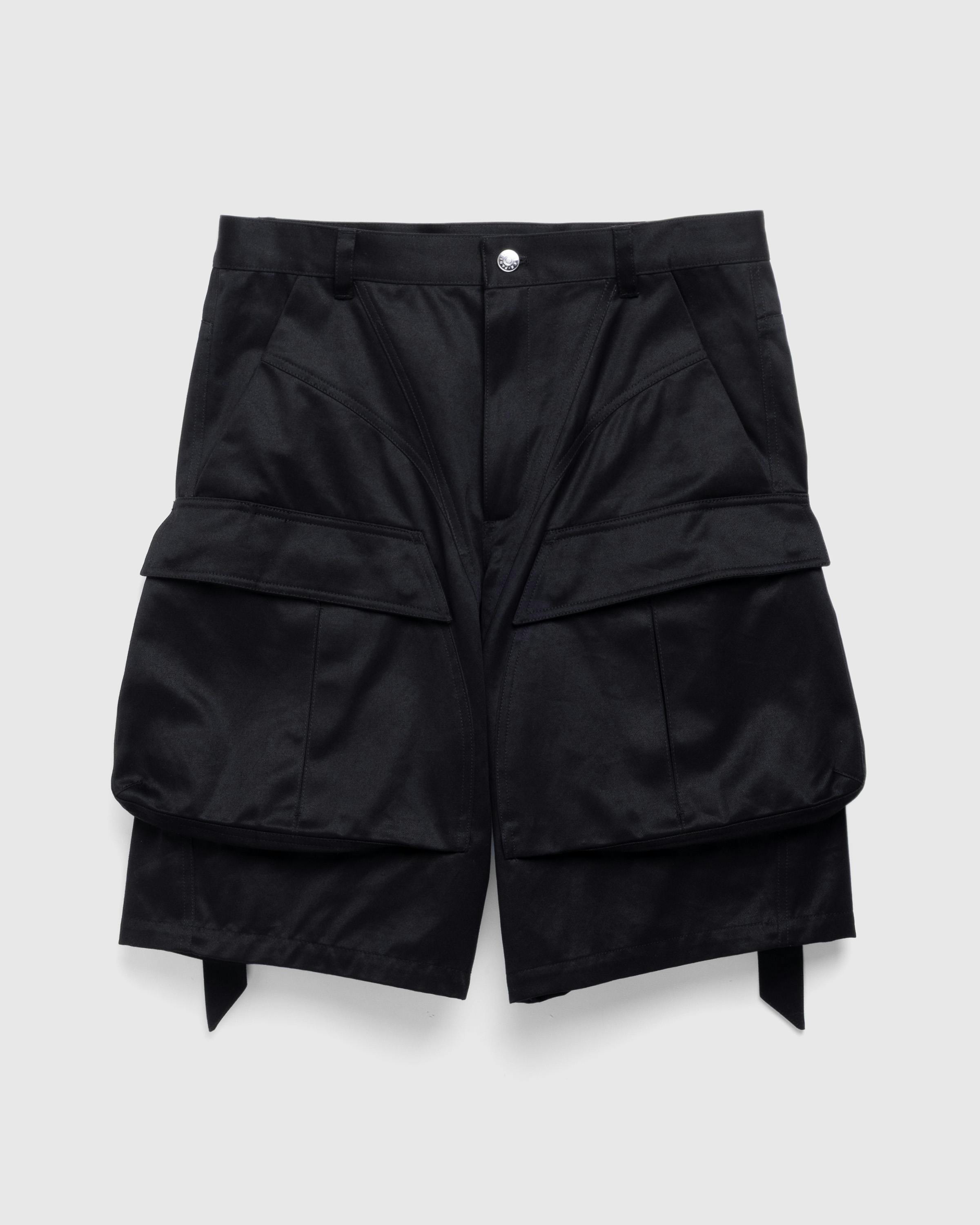 Mugler – Cargo Shorts - Bermuda Cuts - Black - Image 1