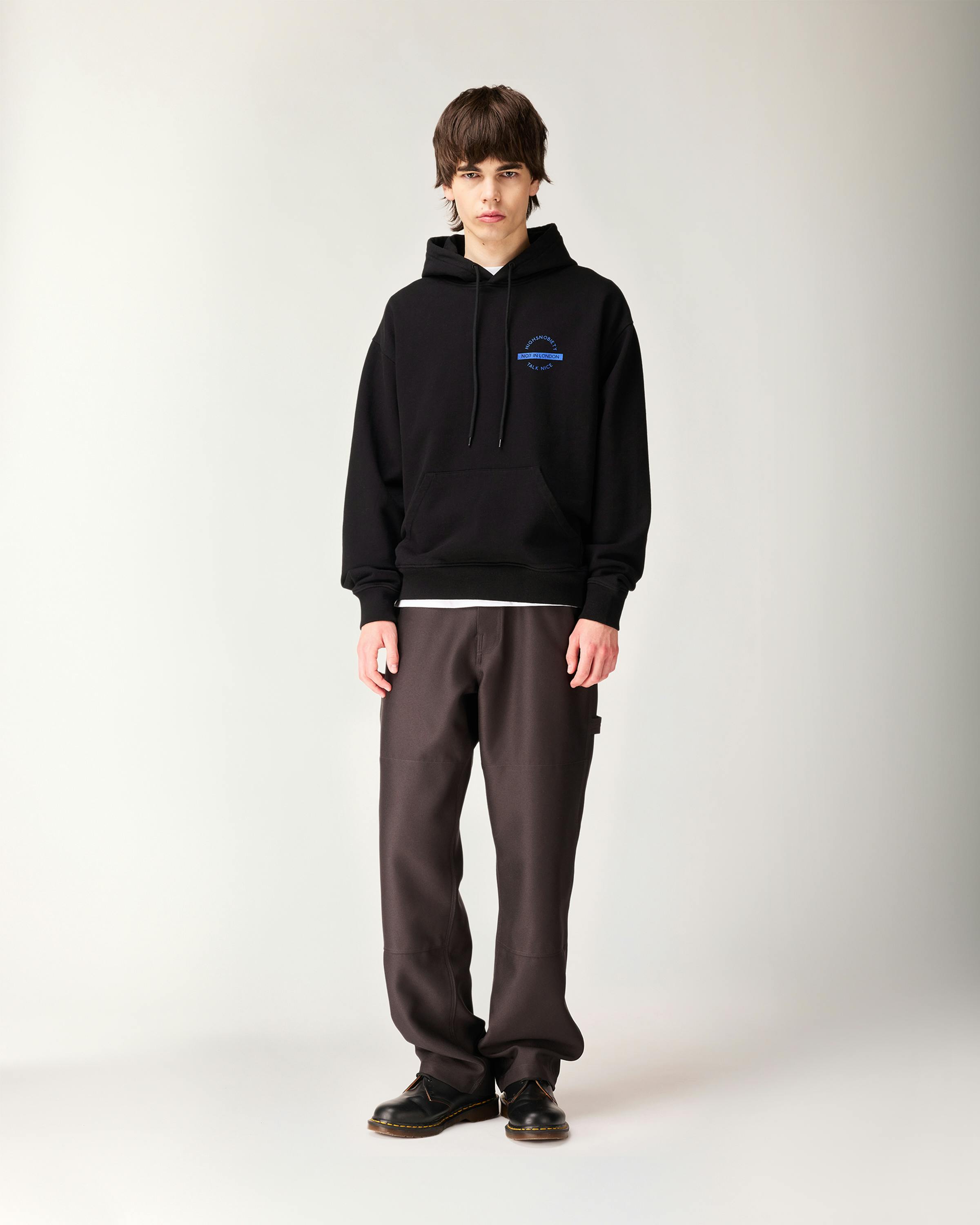 Luca Fabry x Central Saint Martins x Highsnobiety – Transport Hoodie - Hoodies - Black - Image 3