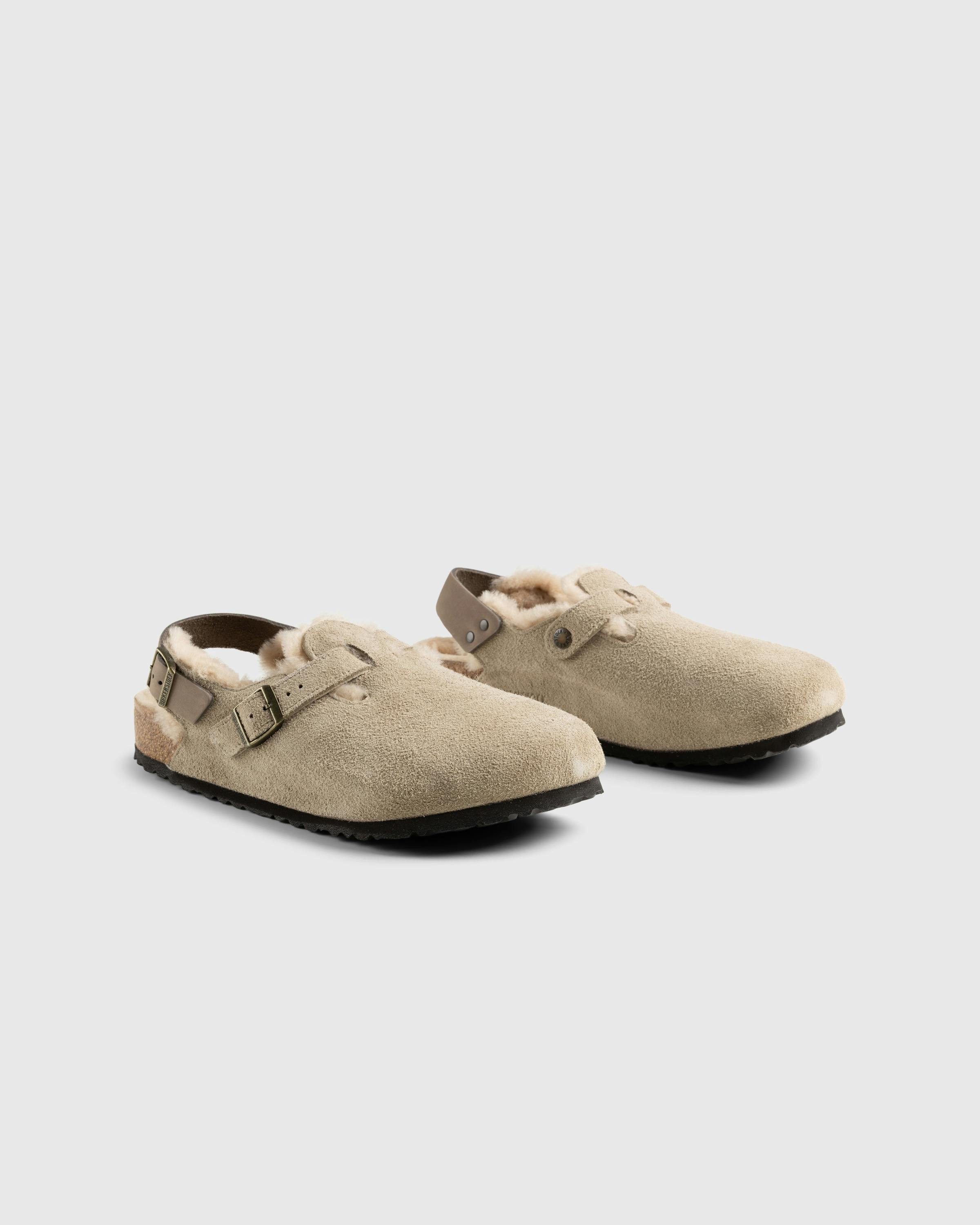 Birkenstock – Tokio Shearling - Clogs - Beige - Image 3