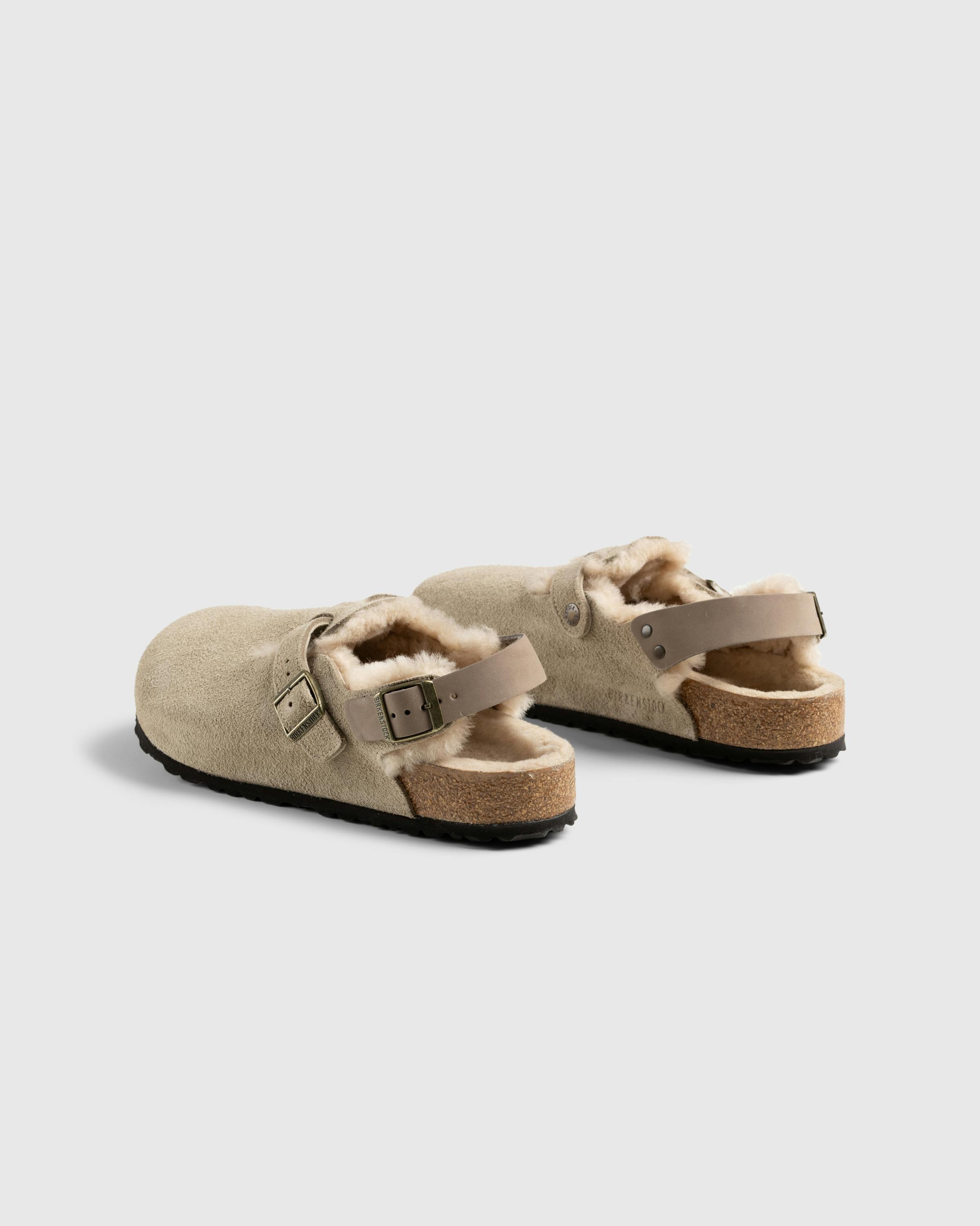 Birkenstock – Tokio Shearling - Clogs - Beige - Image 4