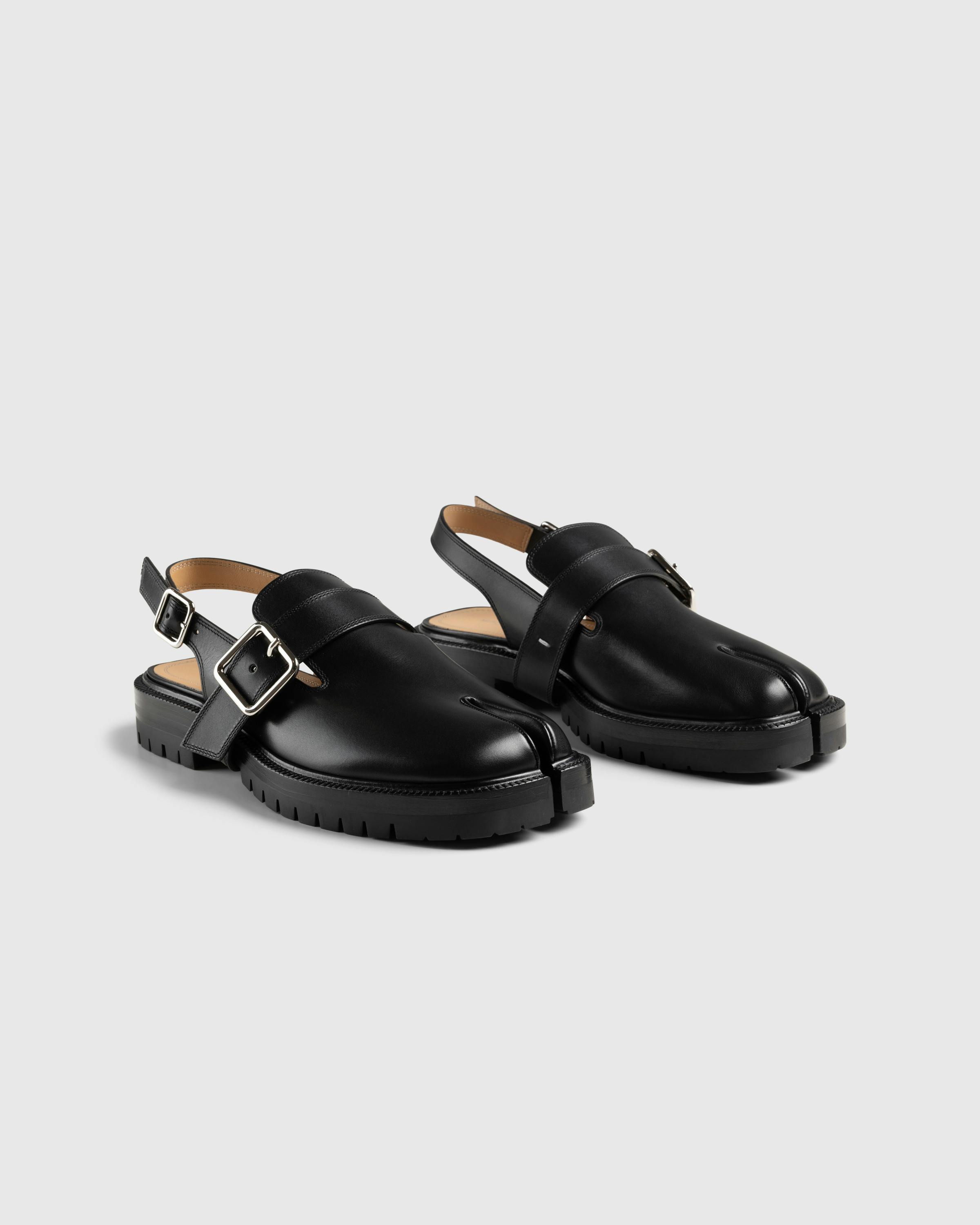 Maison Margiela – Tabi Slip-On Loafer - Sandals - Black - Image 3