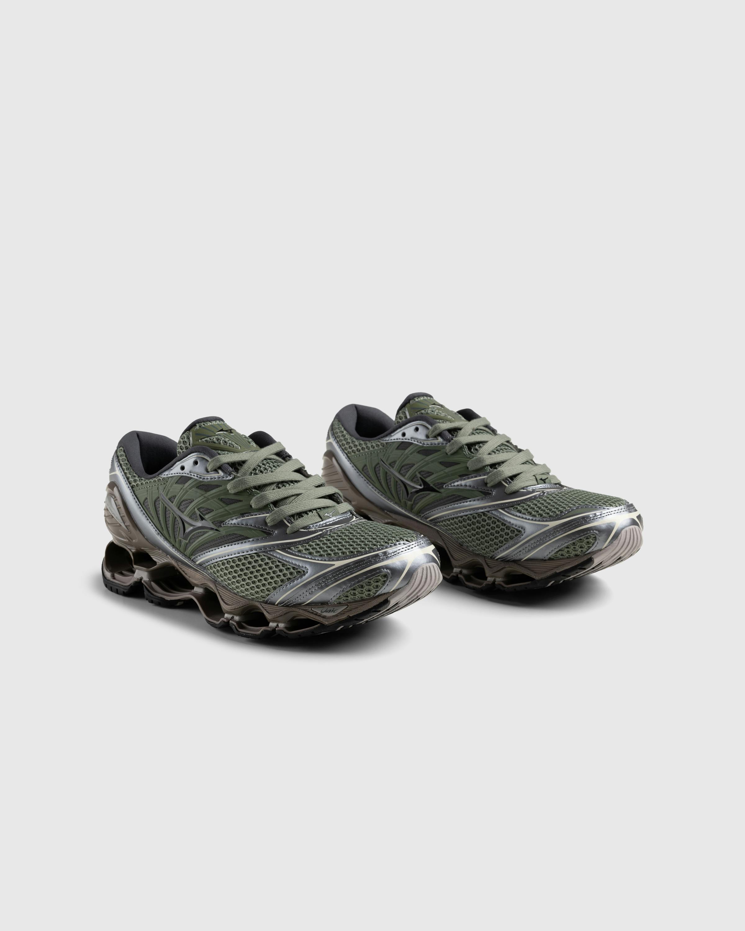 Mizuno – Wave Prophecy LS - Low Top Sneakers - Green - Image 3