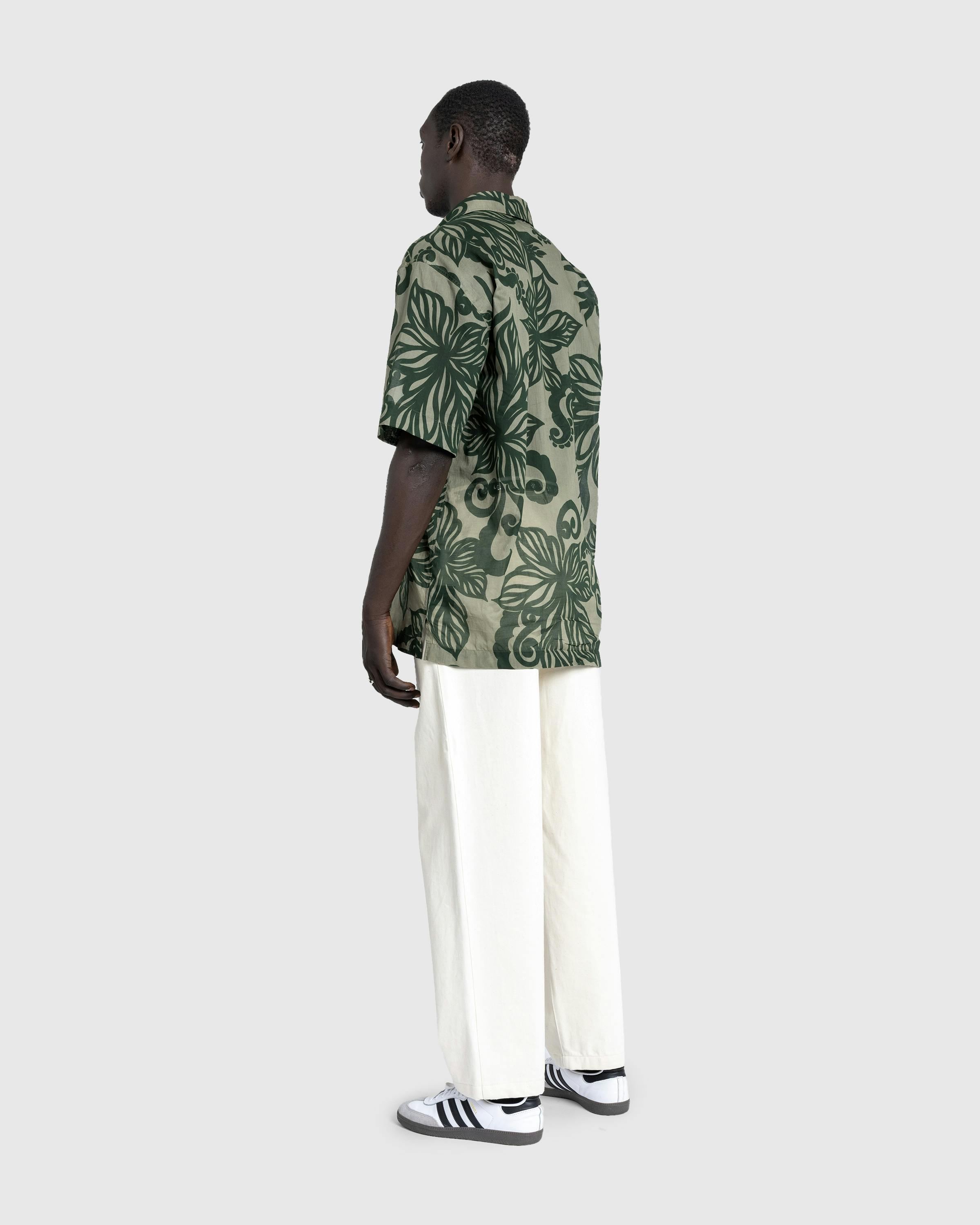 Dries van Noten – Cassidye Shirt Kaki - Longsleeve Shirts - Colorway - Image 4