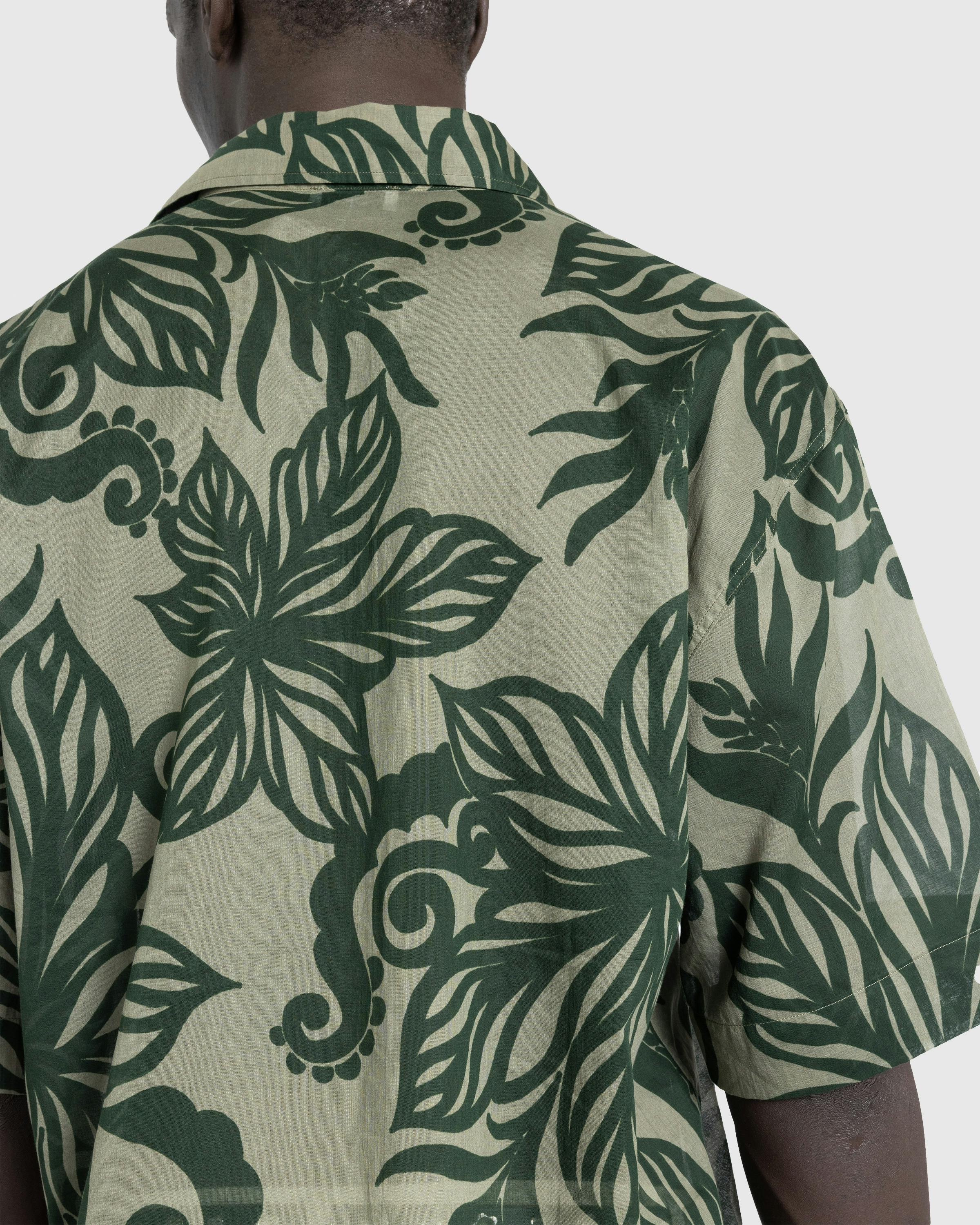 Dries van Noten – Cassidye Shirt Kaki - Longsleeve Shirts - Colorway - Image 6