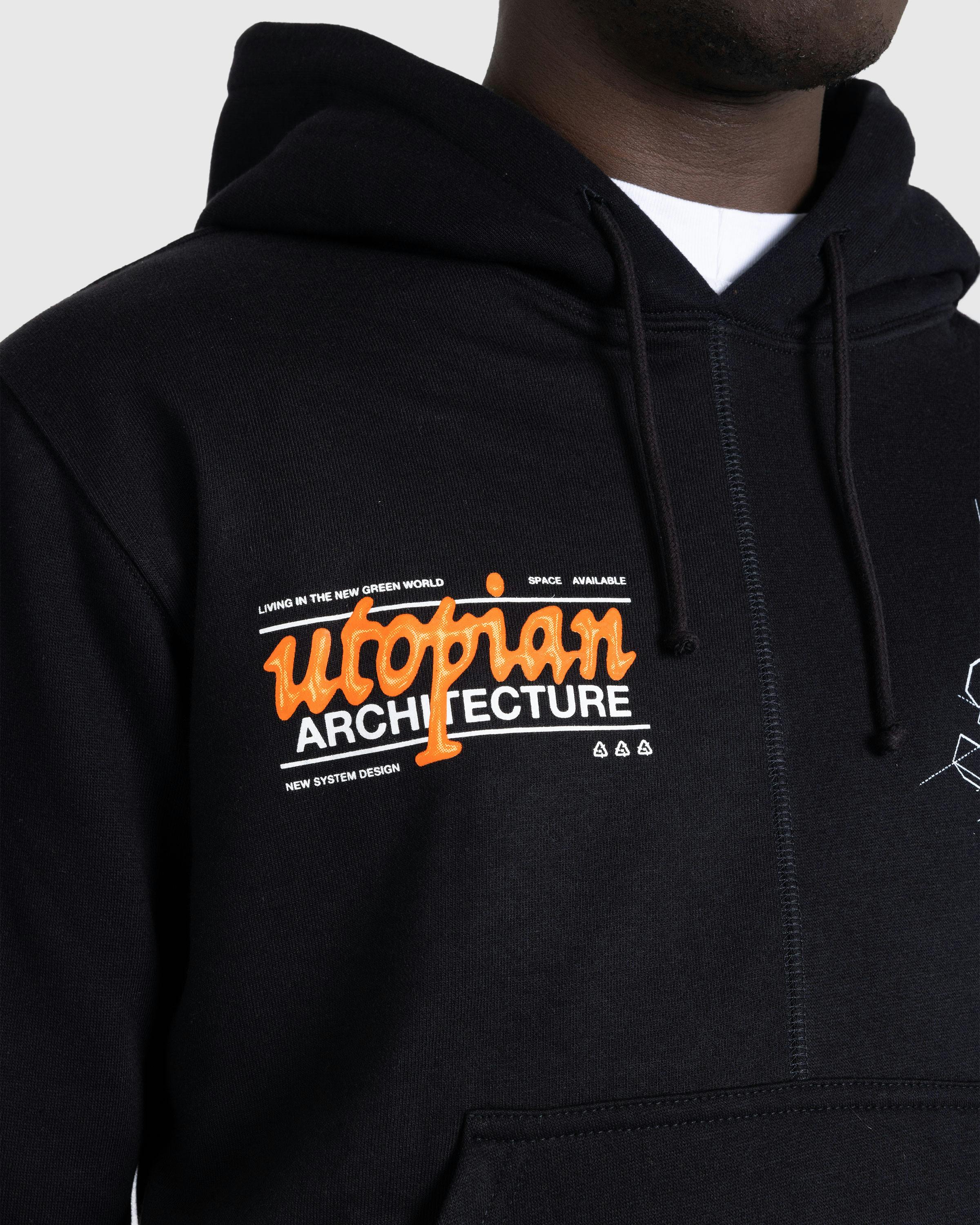 Space Available Studio – Utopian Architecture Hoodie - Hoodies - Black - Image 3