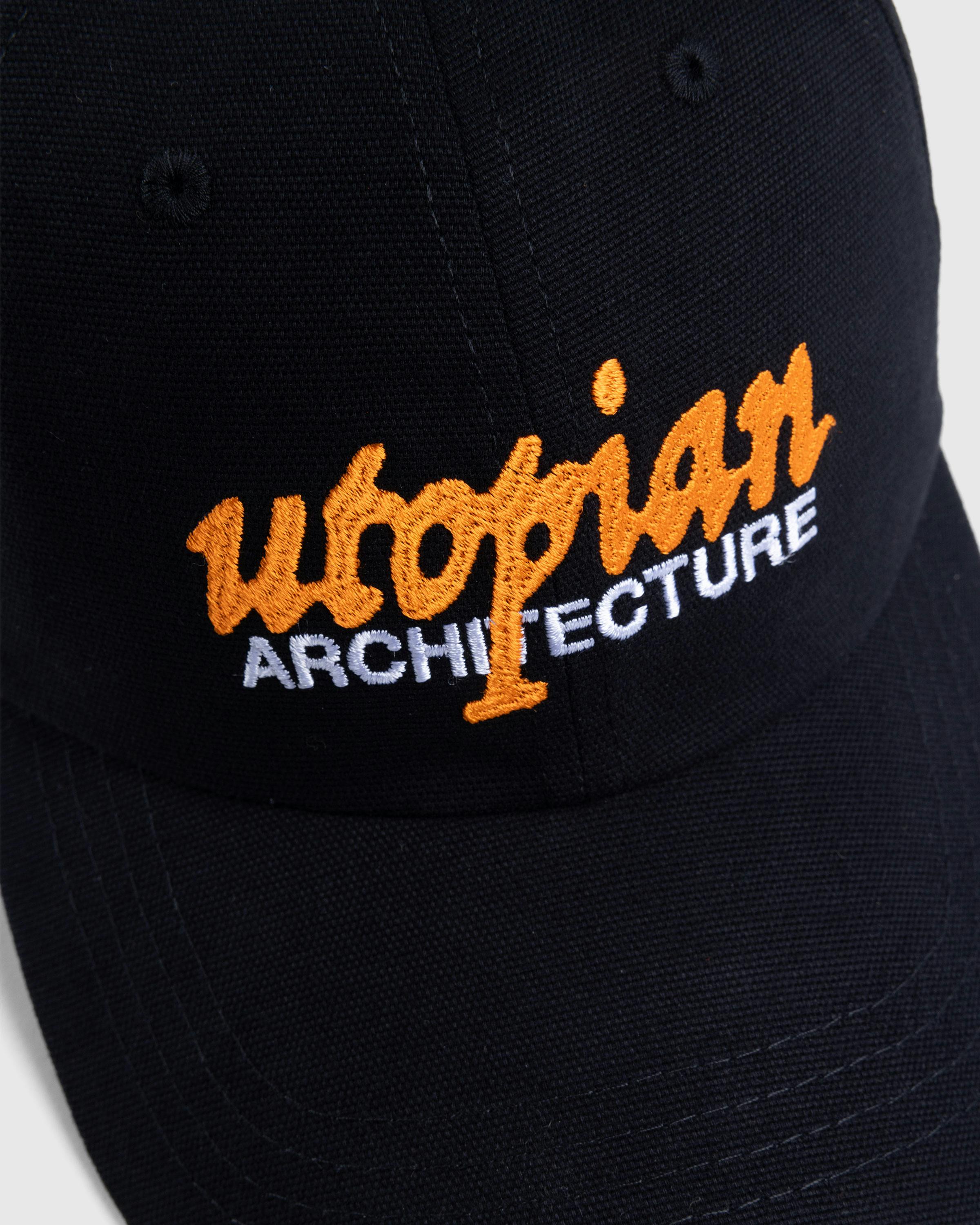 Space Available Studio – Utopian Architecture Cap - Caps - Black - Image 4