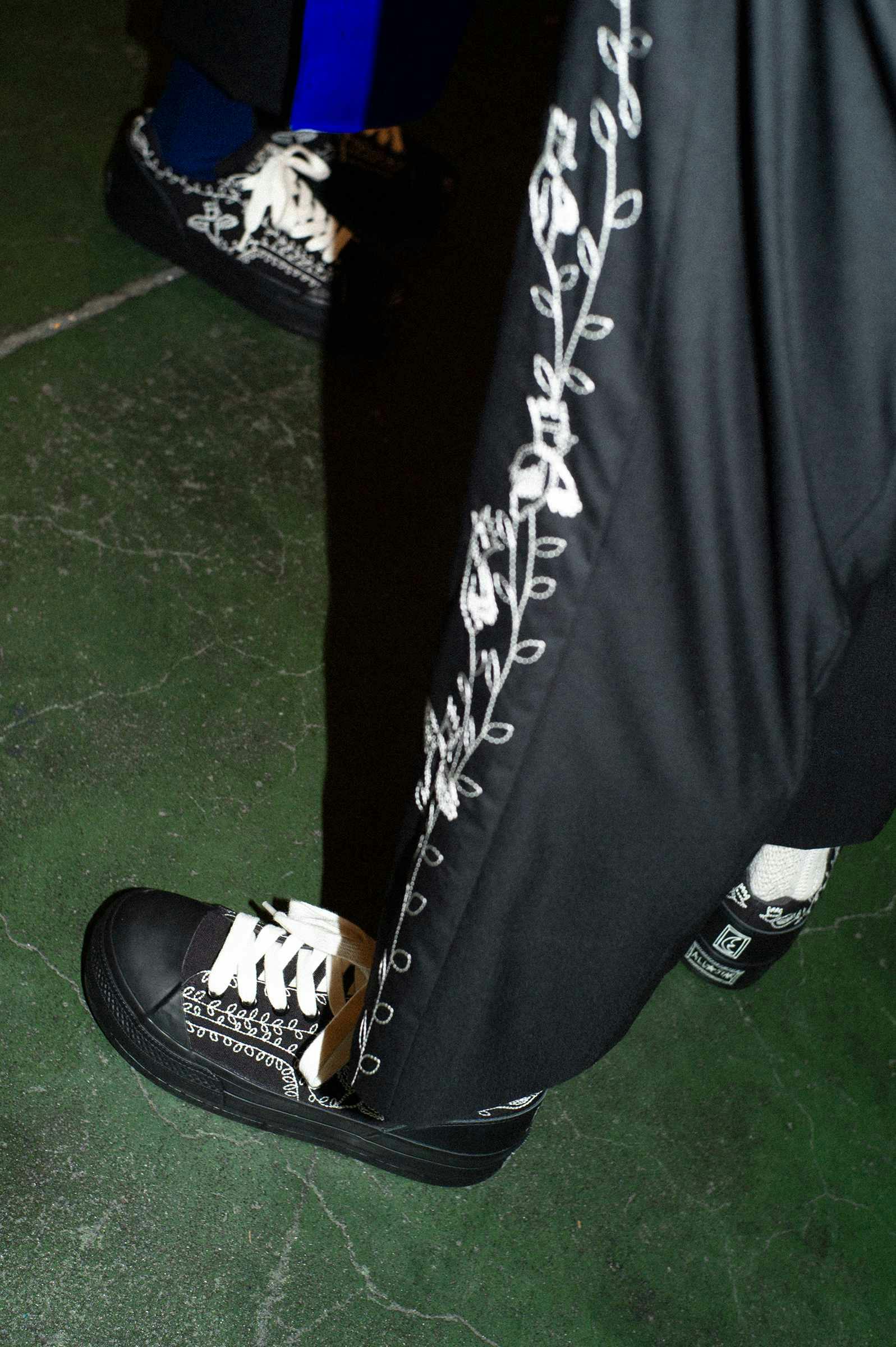 shinya kozuka converse sneaker collab in black