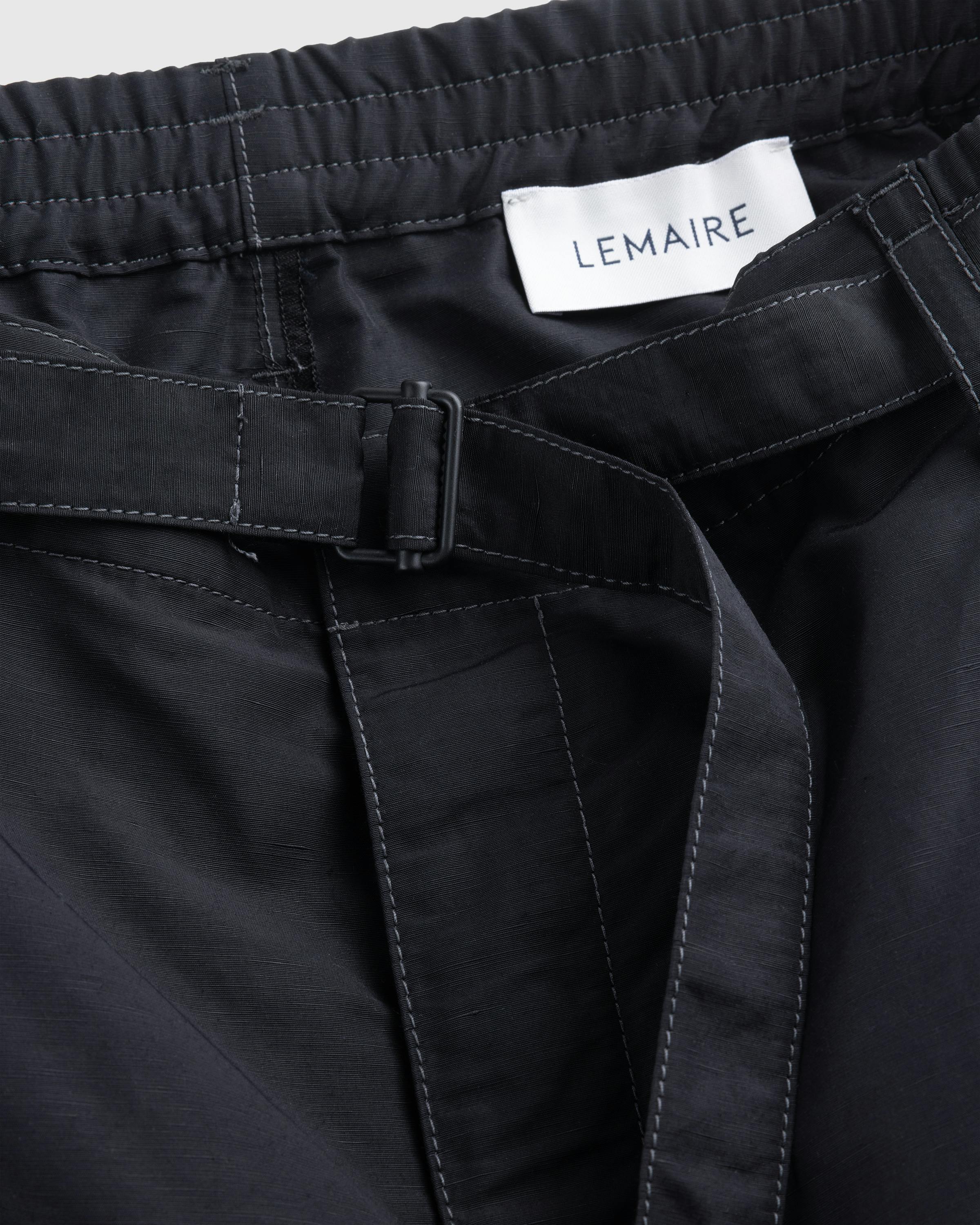 Lemaire – Belted Easy Pants Black - Suit Pants - Black - Image 6