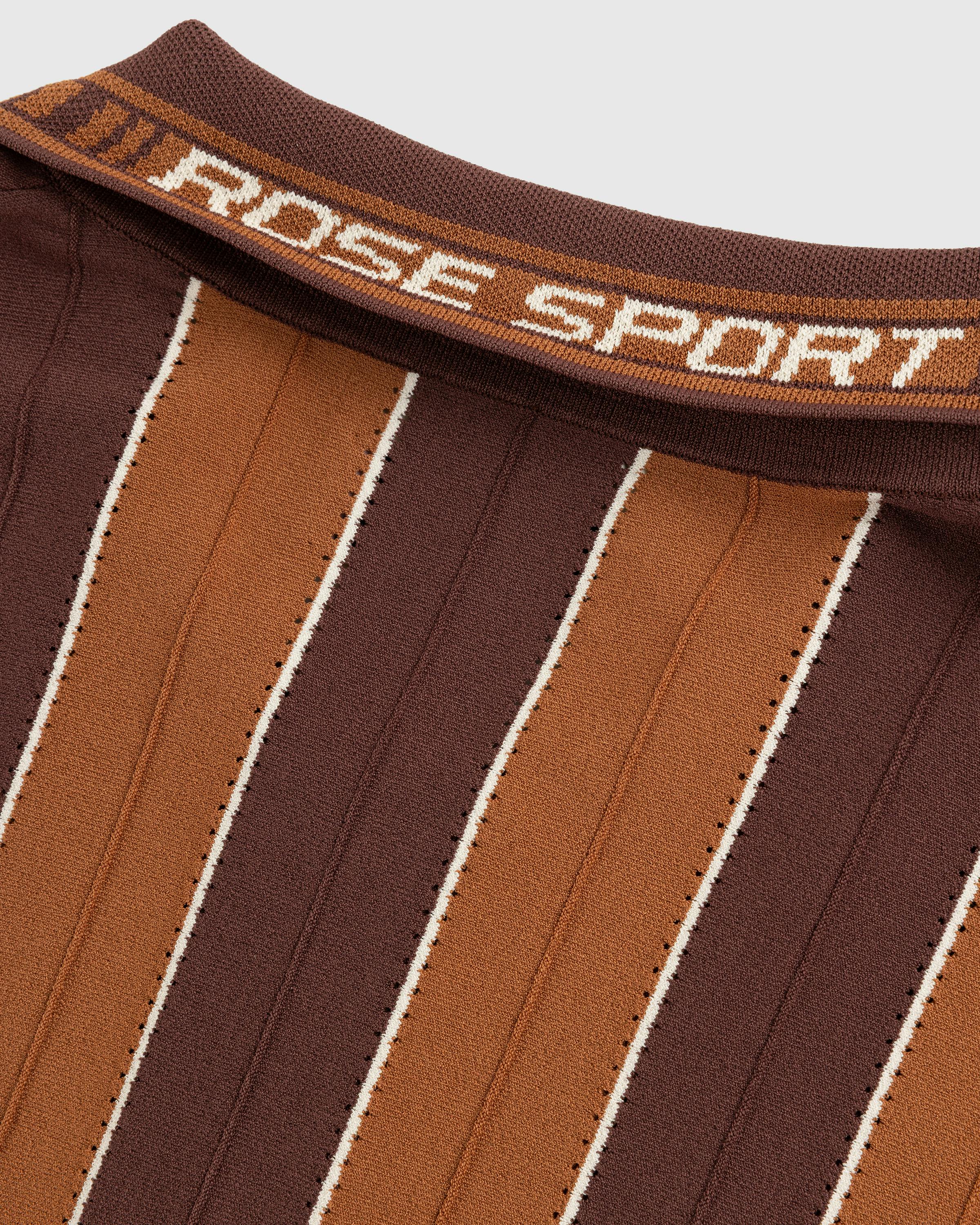 Martine Rose – Logo Polo - Polos - Brown - Image 3