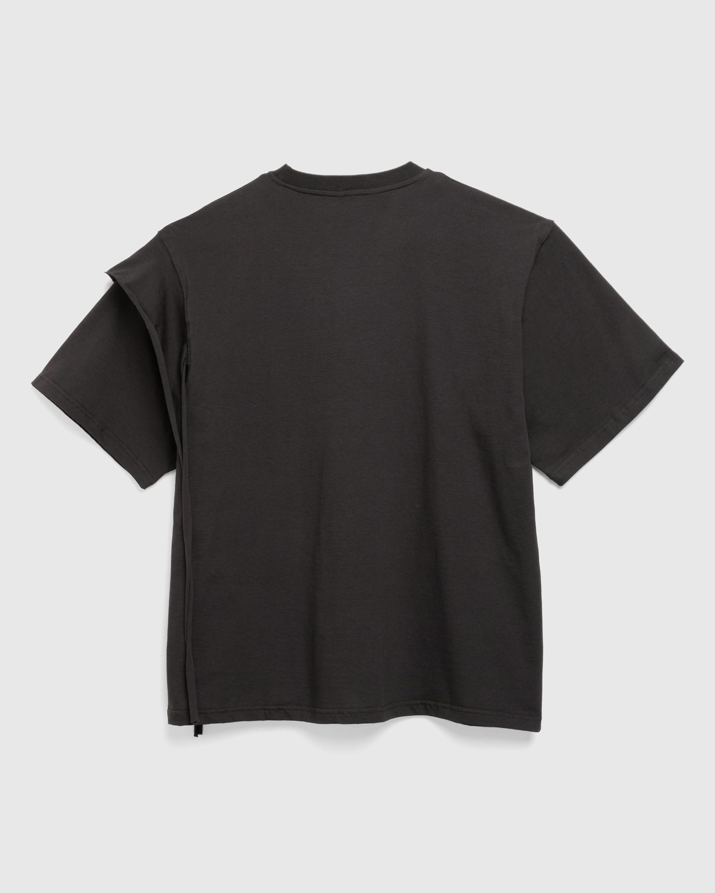 Ottolinger – Deconstructed Oversized T-Shirt - Tees - Black - Image 4