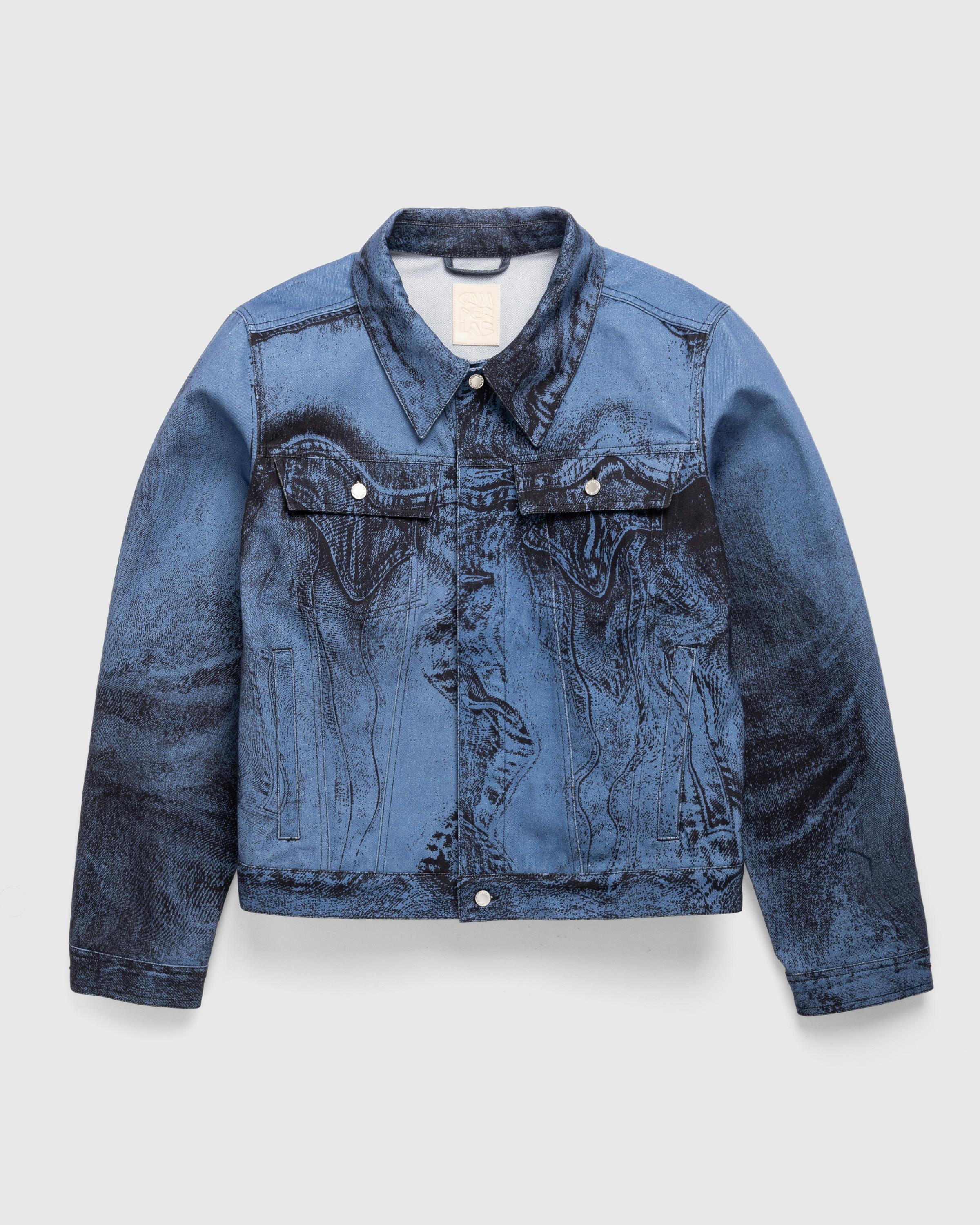 CAMPERLAB – Distorted Denim Jacket - Denim Jackets - Blue - Image 1