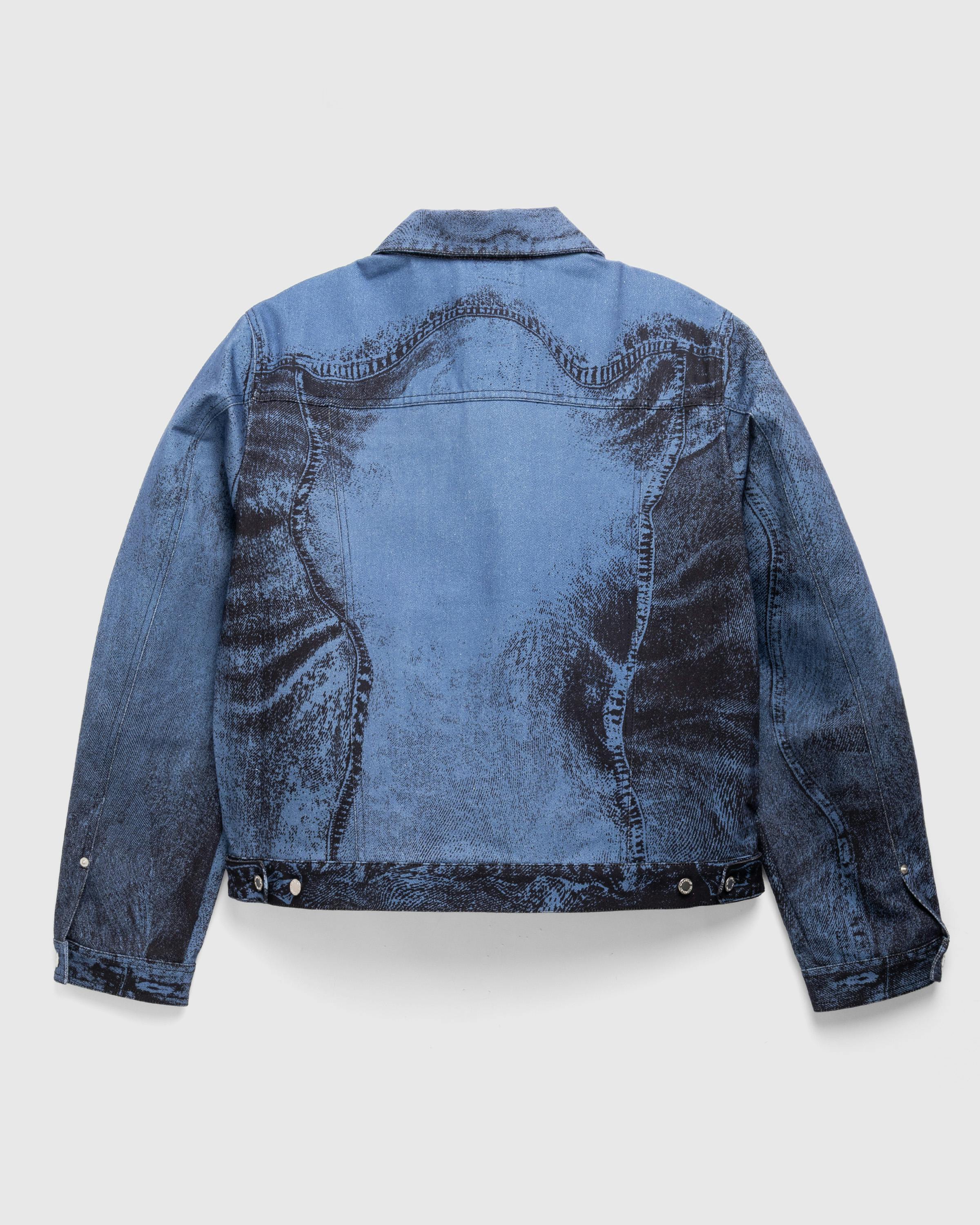 CAMPERLAB – Distorted Denim Jacket - Denim Jackets - Blue - Image 4