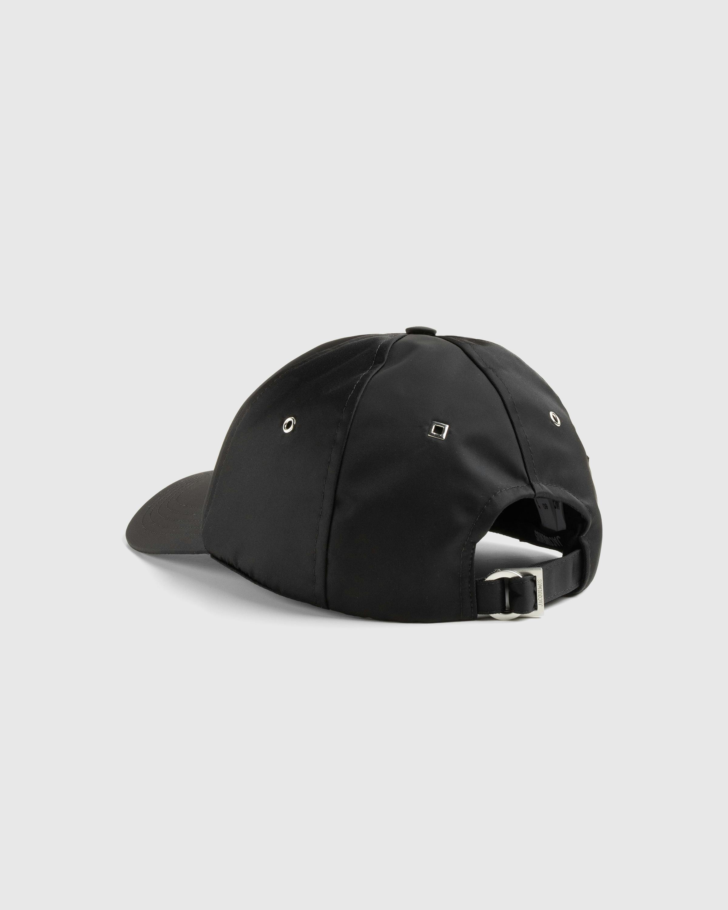 JACQUEMUS – The Ovalie Cap - Caps - Black - Image 3