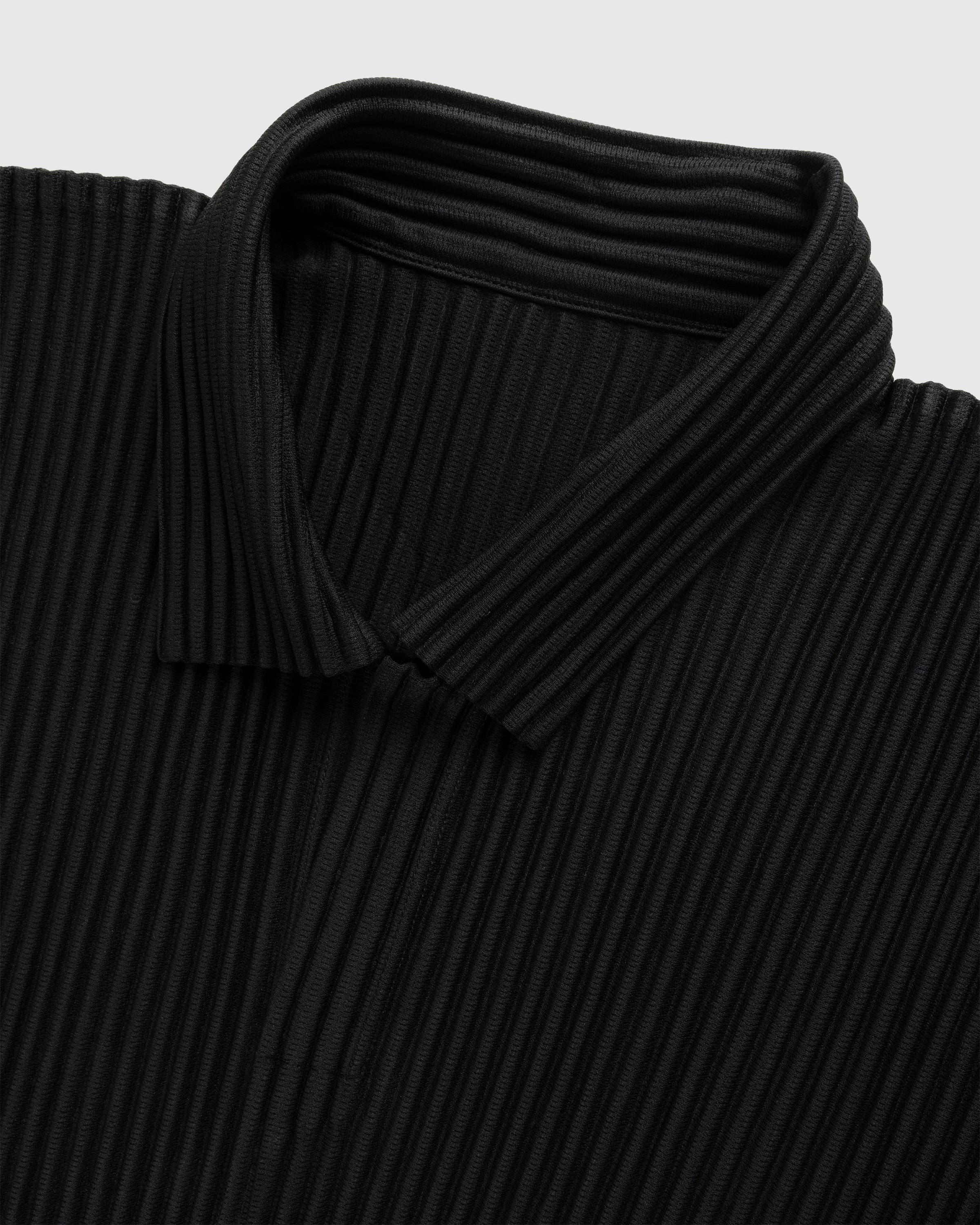 Issey Miyake – Polo Shirt Basics - Polos - Black - Image 3