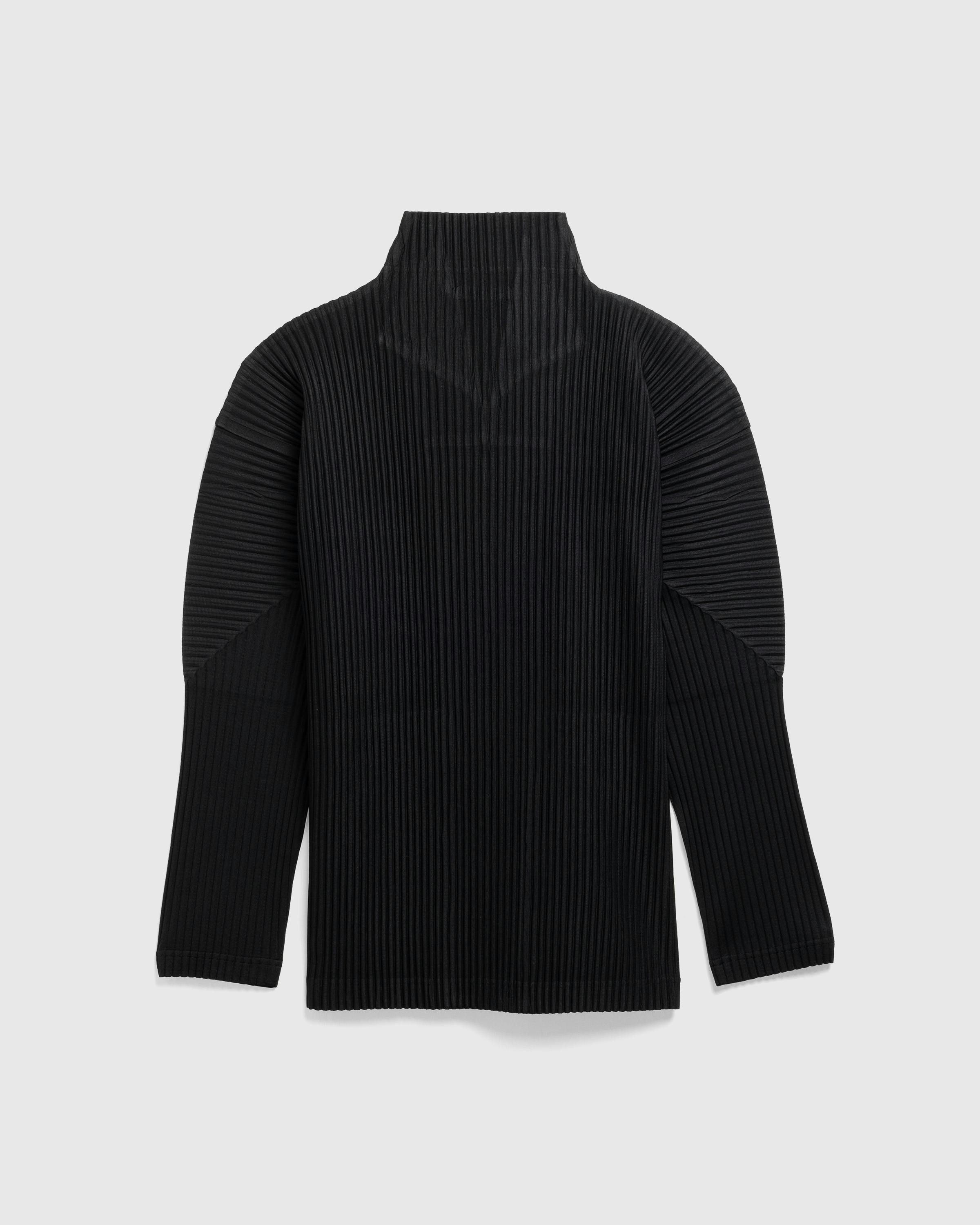 Issey Miyake – Zip-Up Cardigan Basics - Cardigans - Black - Image 2