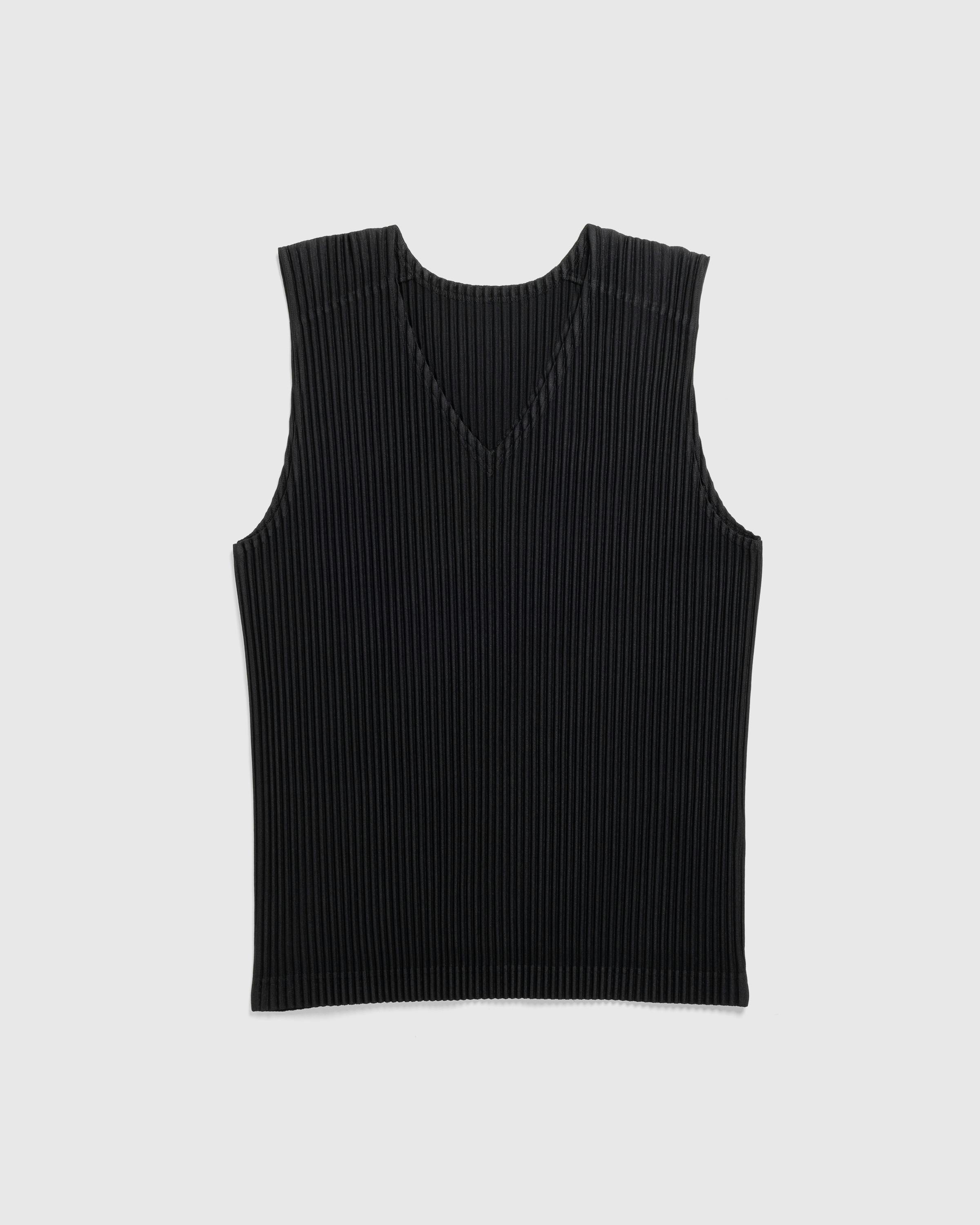 Issey Miyake – Basics Vest - Vests - Black - Image 1