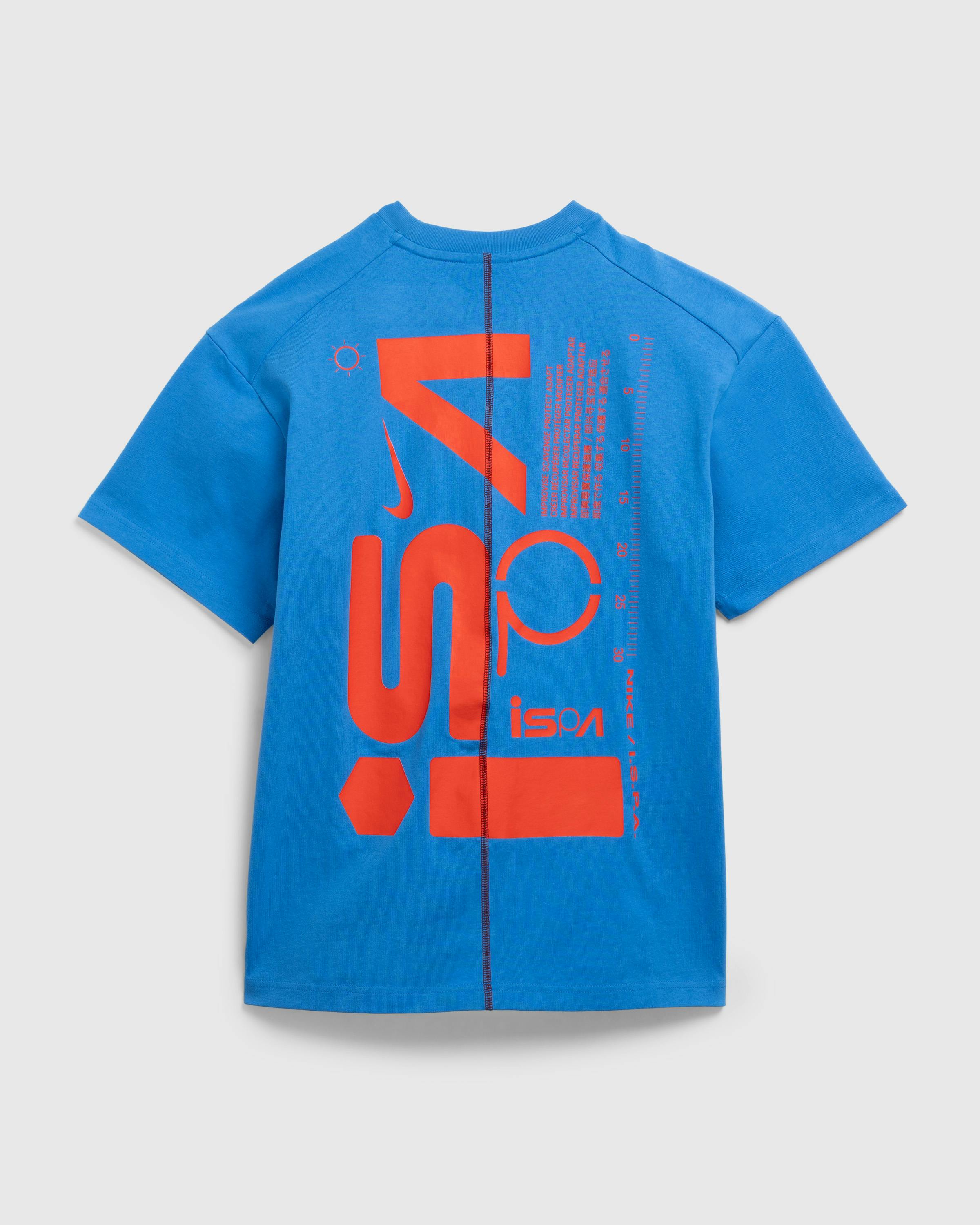 Nike – U NRG ISPA SSNL SS Tee - Tees - Blue - Image 4