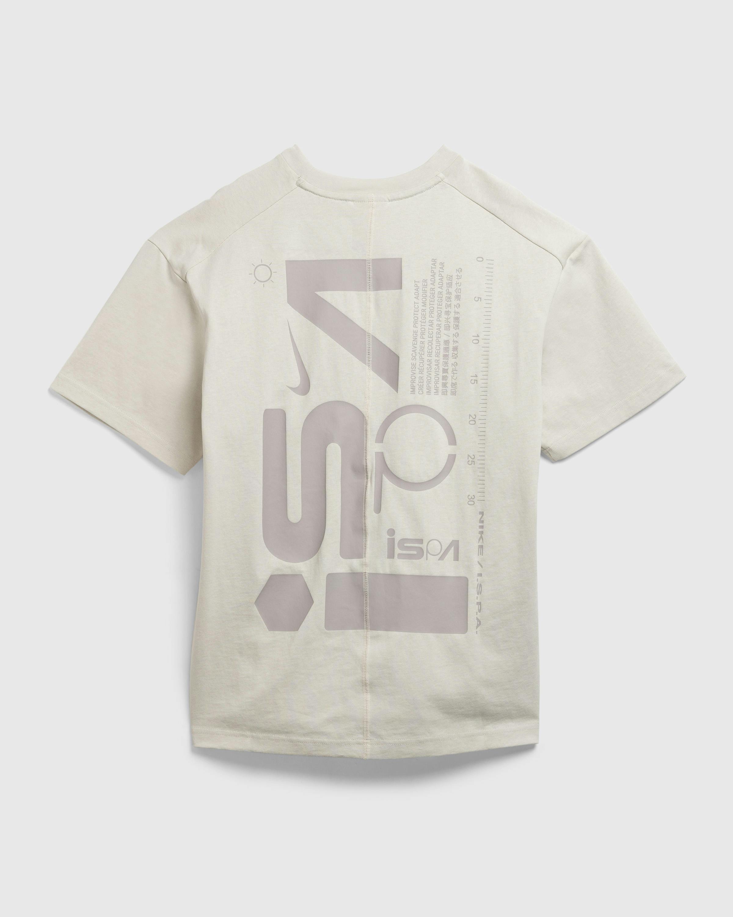 Nike – U NRG ISPA SSNL SS Tee - Tees - Beige - Image 4