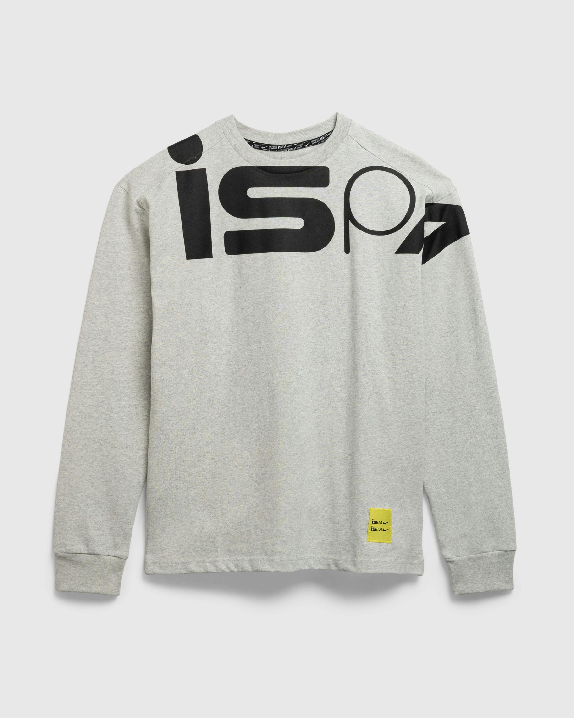 Nike – U NRG ISPA LS Top - Longsleeve Shirts - Grey - Image 1