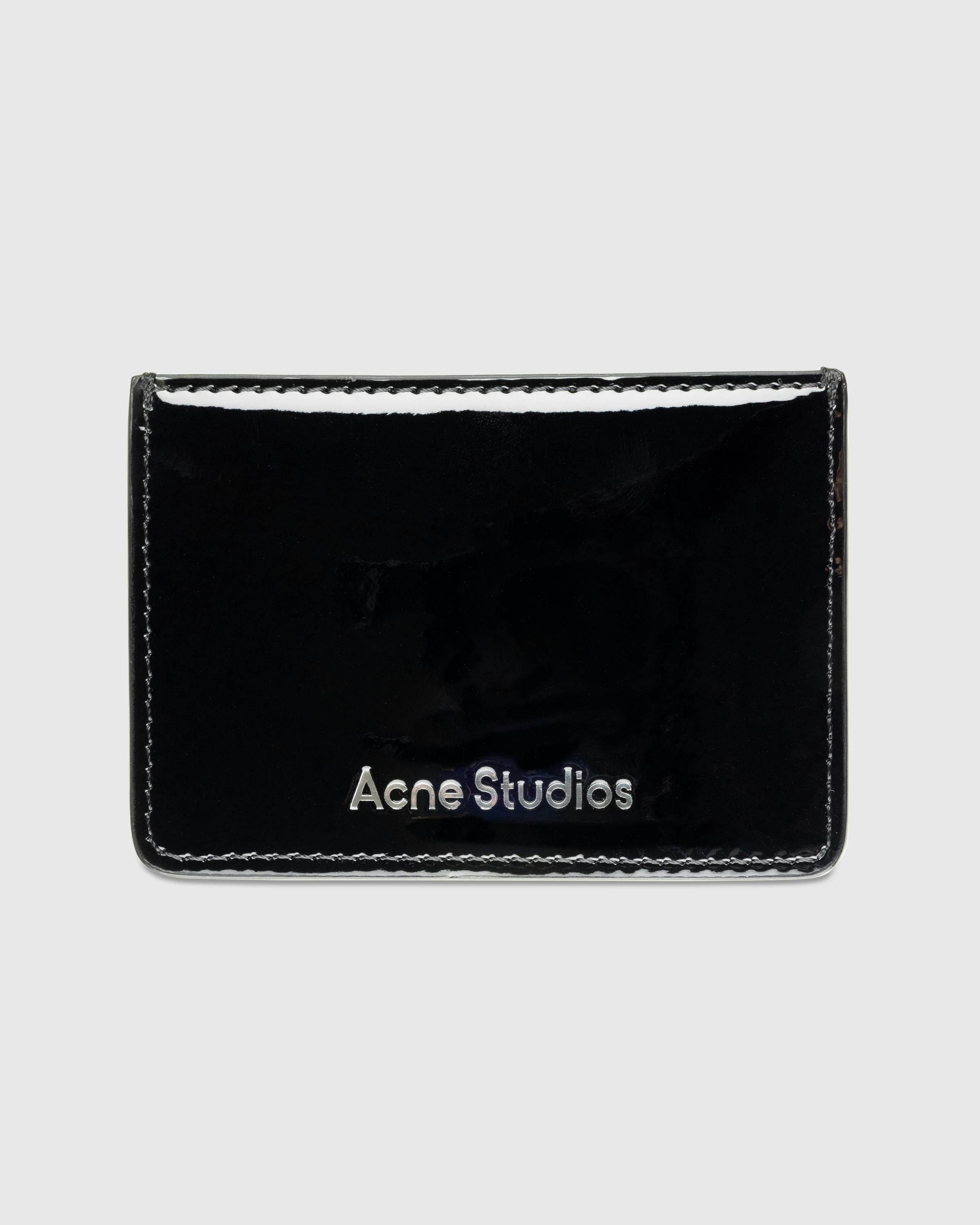 Acne Studios – Face Logo Card Holder - Wallets - Black - Image 2