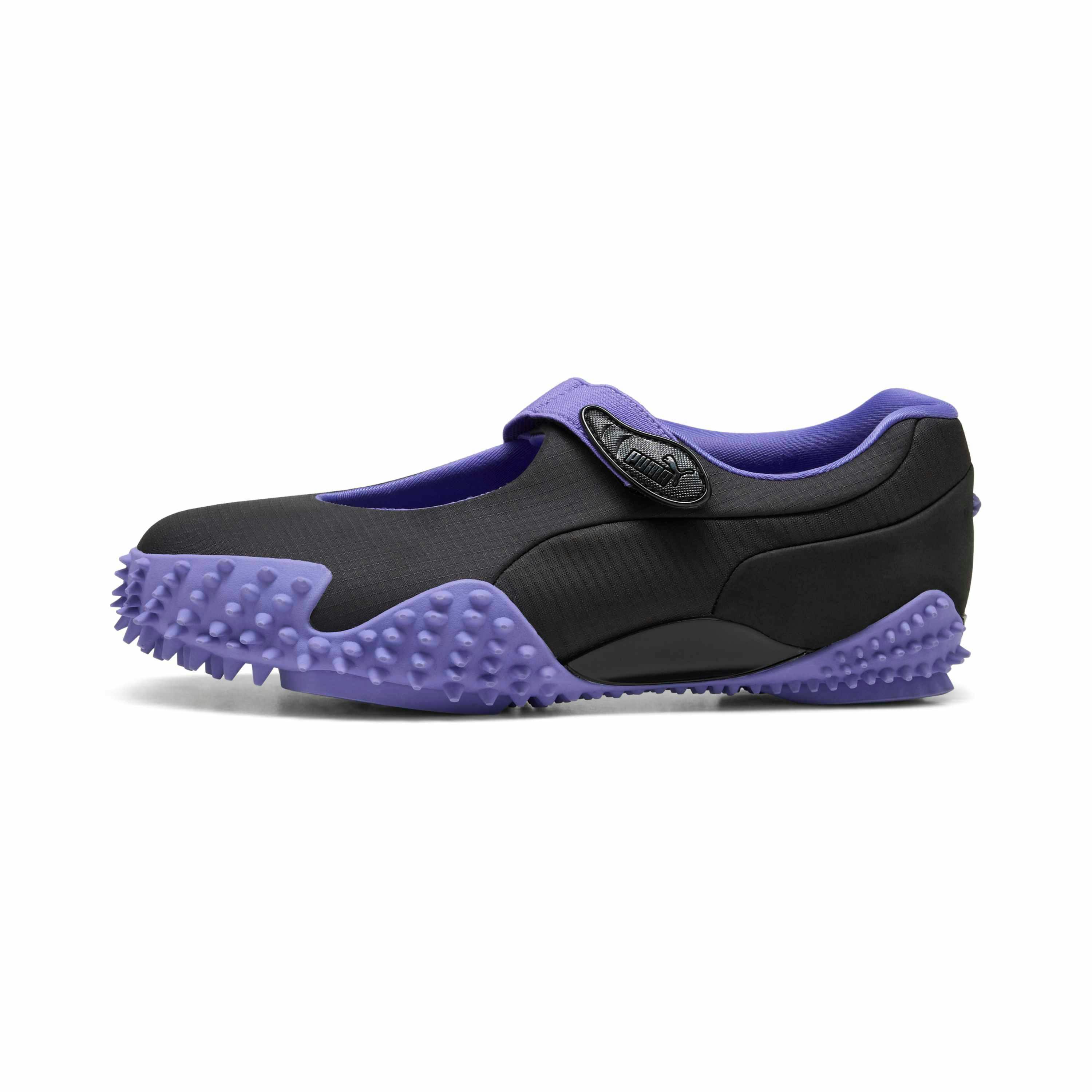 puma mostro fey ballet sneaker in blue and pink