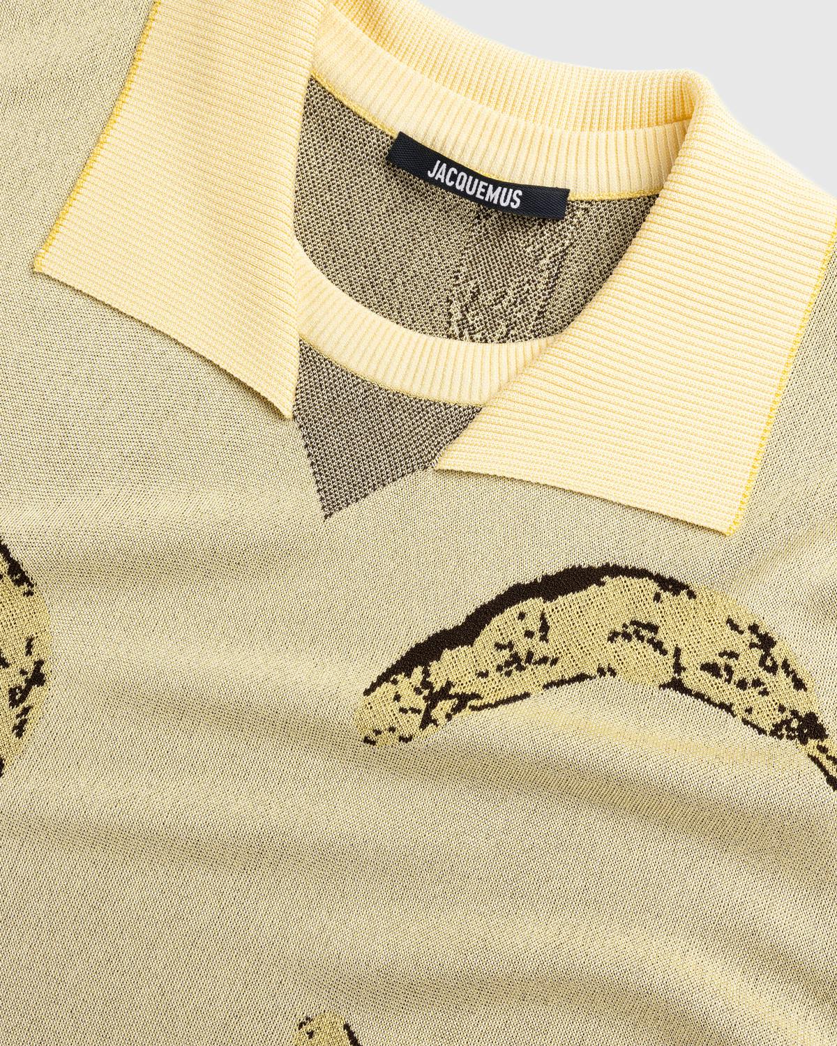 JACQUEMUS – Le Polo Marino - Crewnecks - Yellow - Image 3