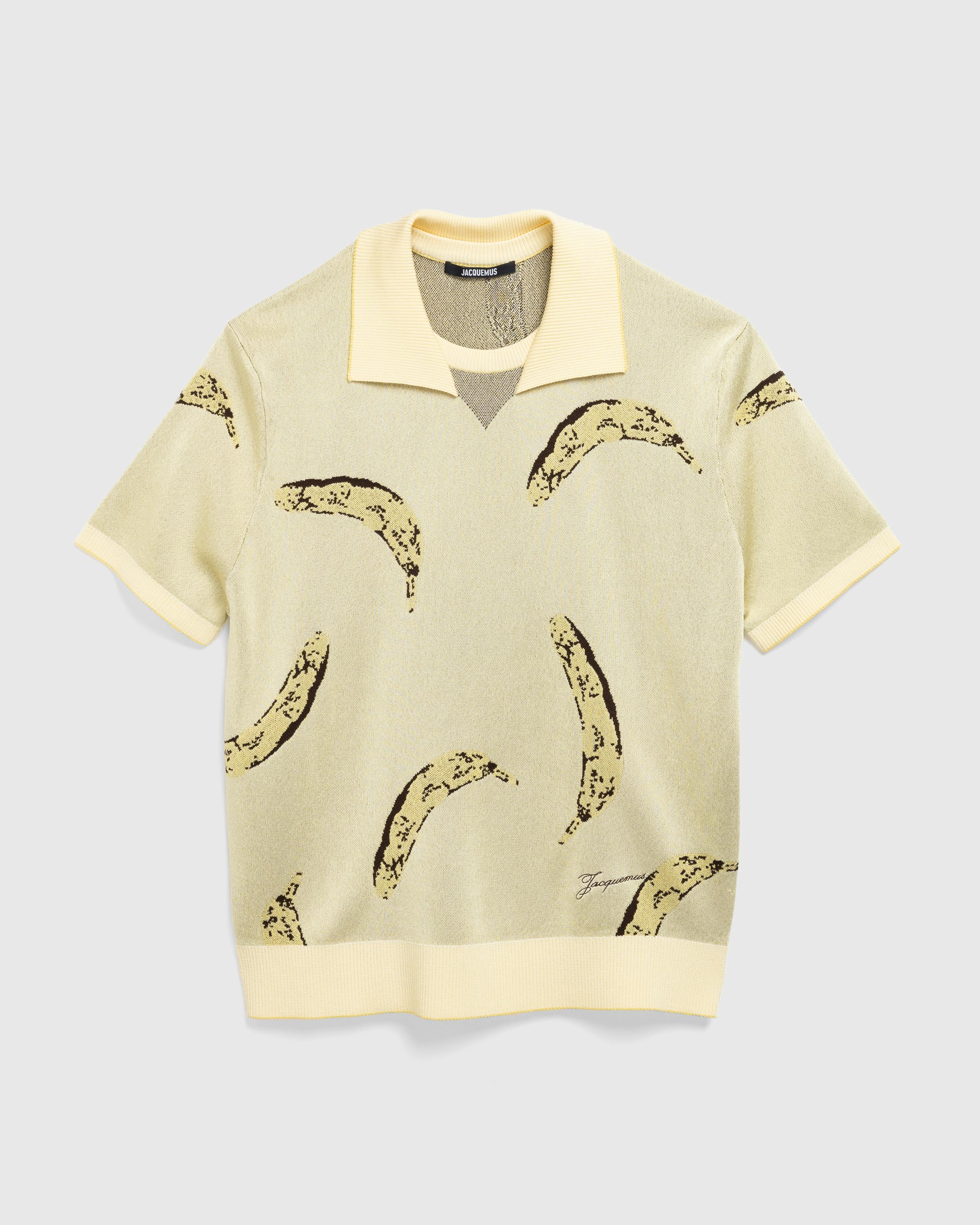 JACQUEMUS – Le Polo Marino - Crewnecks - Yellow - Image 1