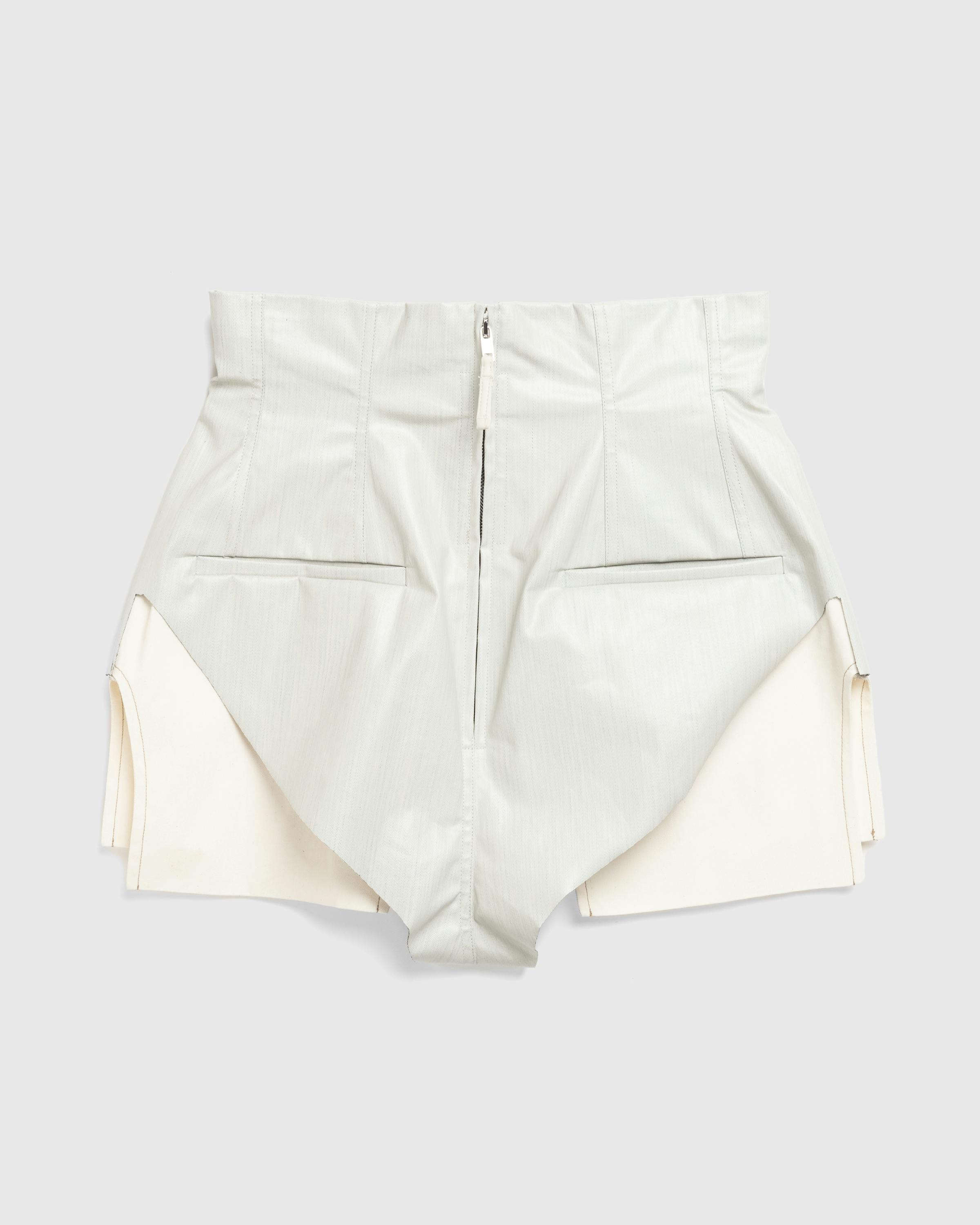 Rick Owens – Dirt Cutoff Denim Shorts - Denim Shorts - White - Image 2