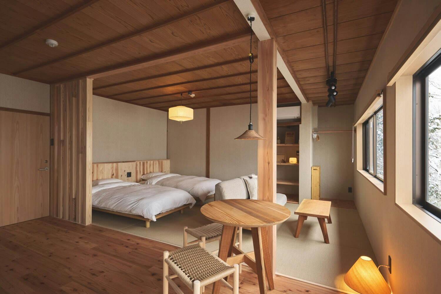 muji inn hotel rooms in japan