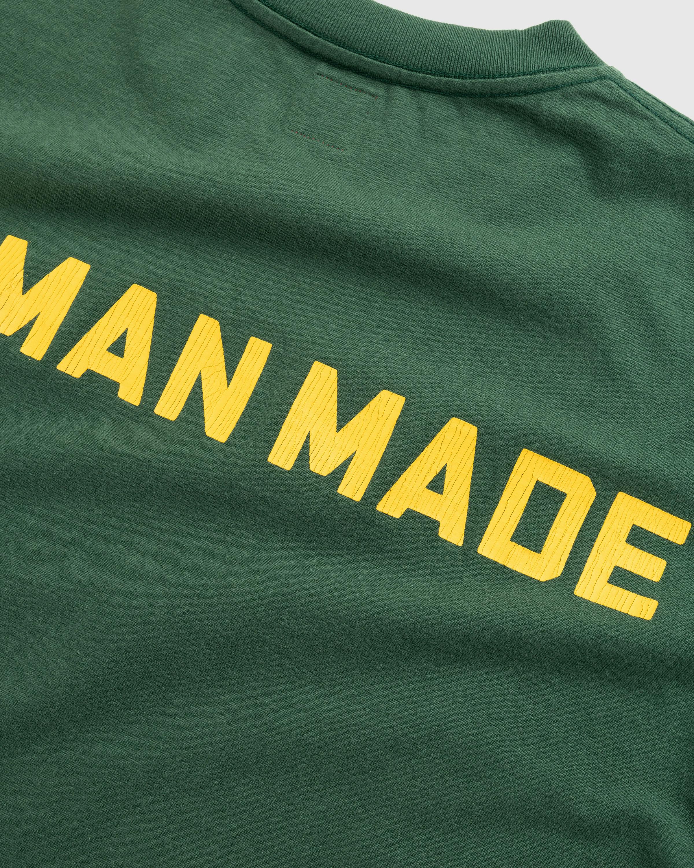 Human Made – Graphic L/S T-Shirt - Tees - Green - Image 2