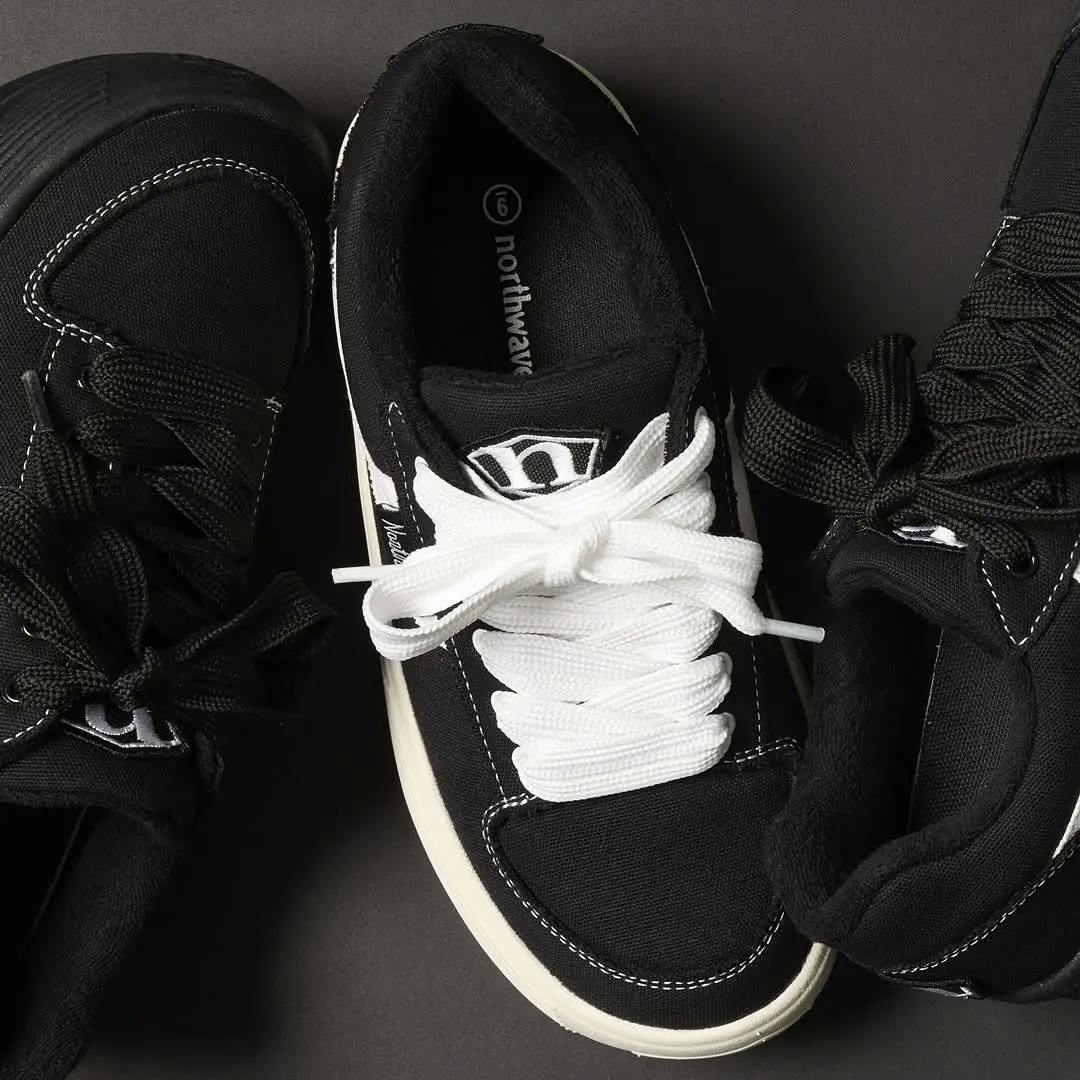 northwave espresso sneaker in black and white