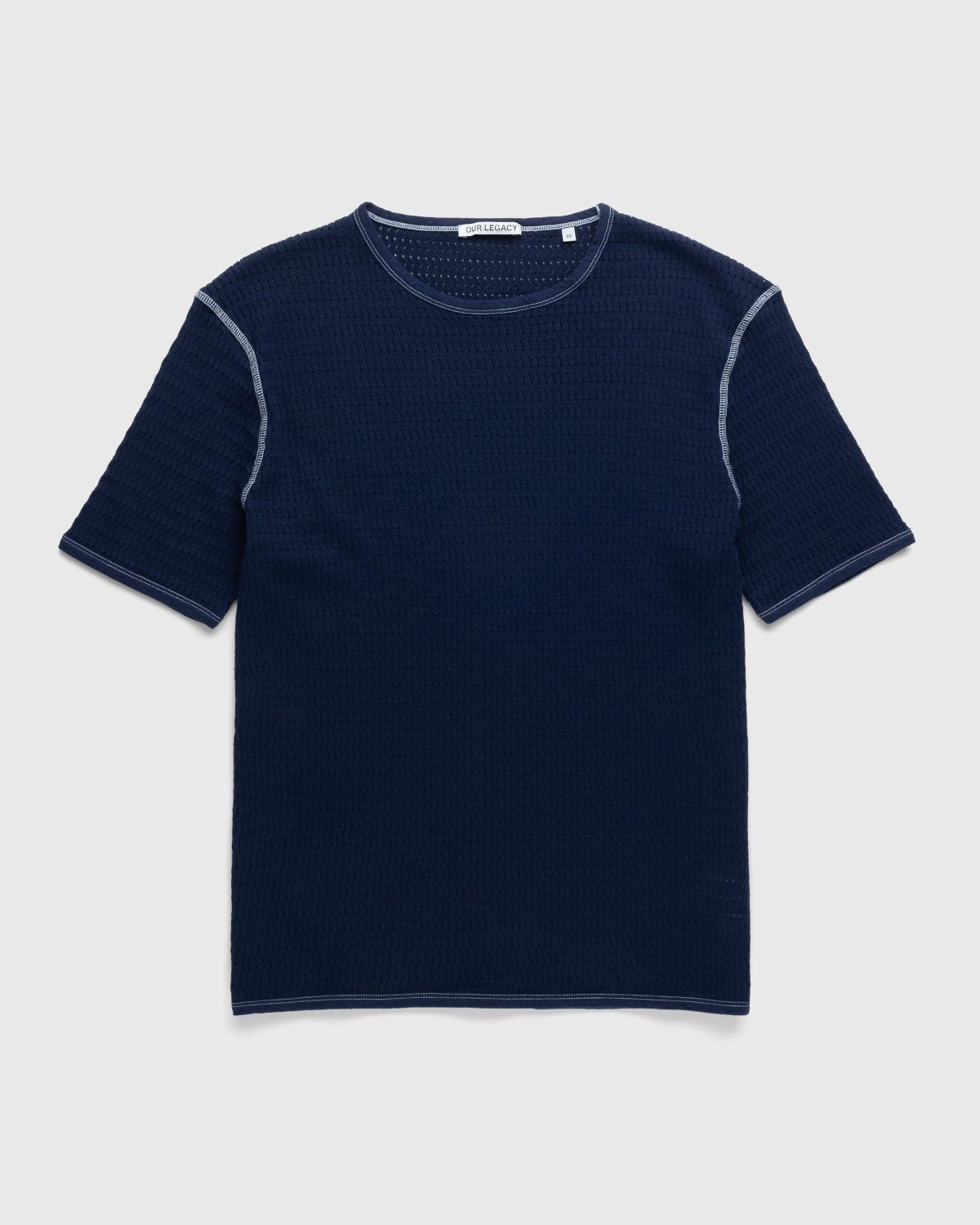 Our Legacy – Tanker T-Shirt Navy Sport Crochet