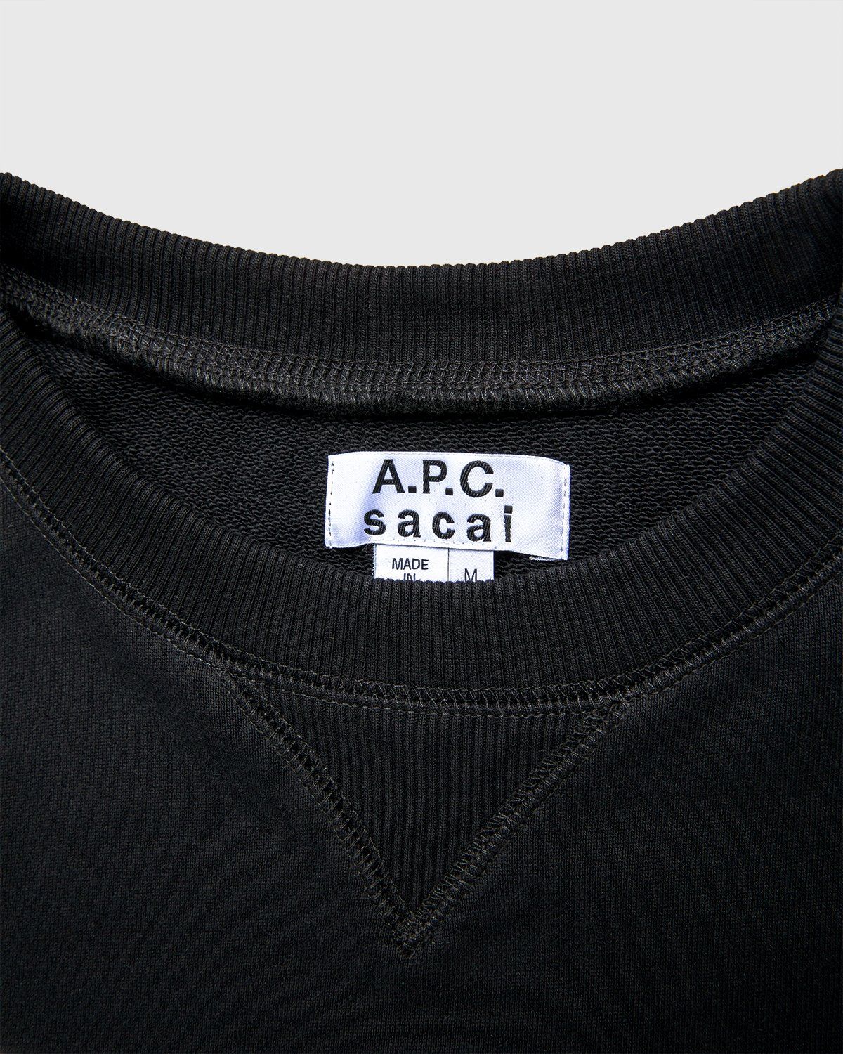 A.P.C. x Sacai – Tani Sweater Black | Highsnobiety Shop