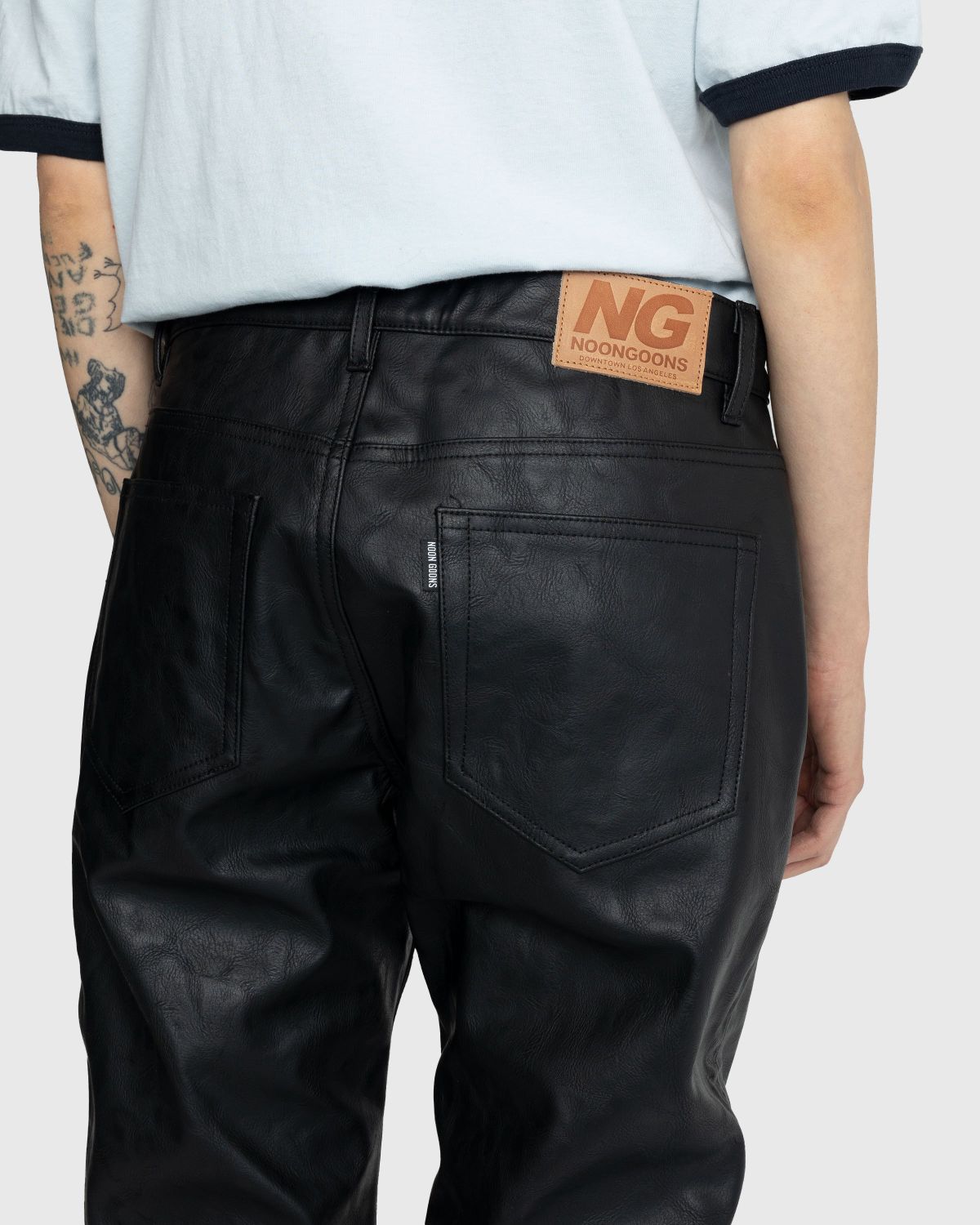 Noon Goons – GP Faux Leather Pant Black | Highsnobiety Shop