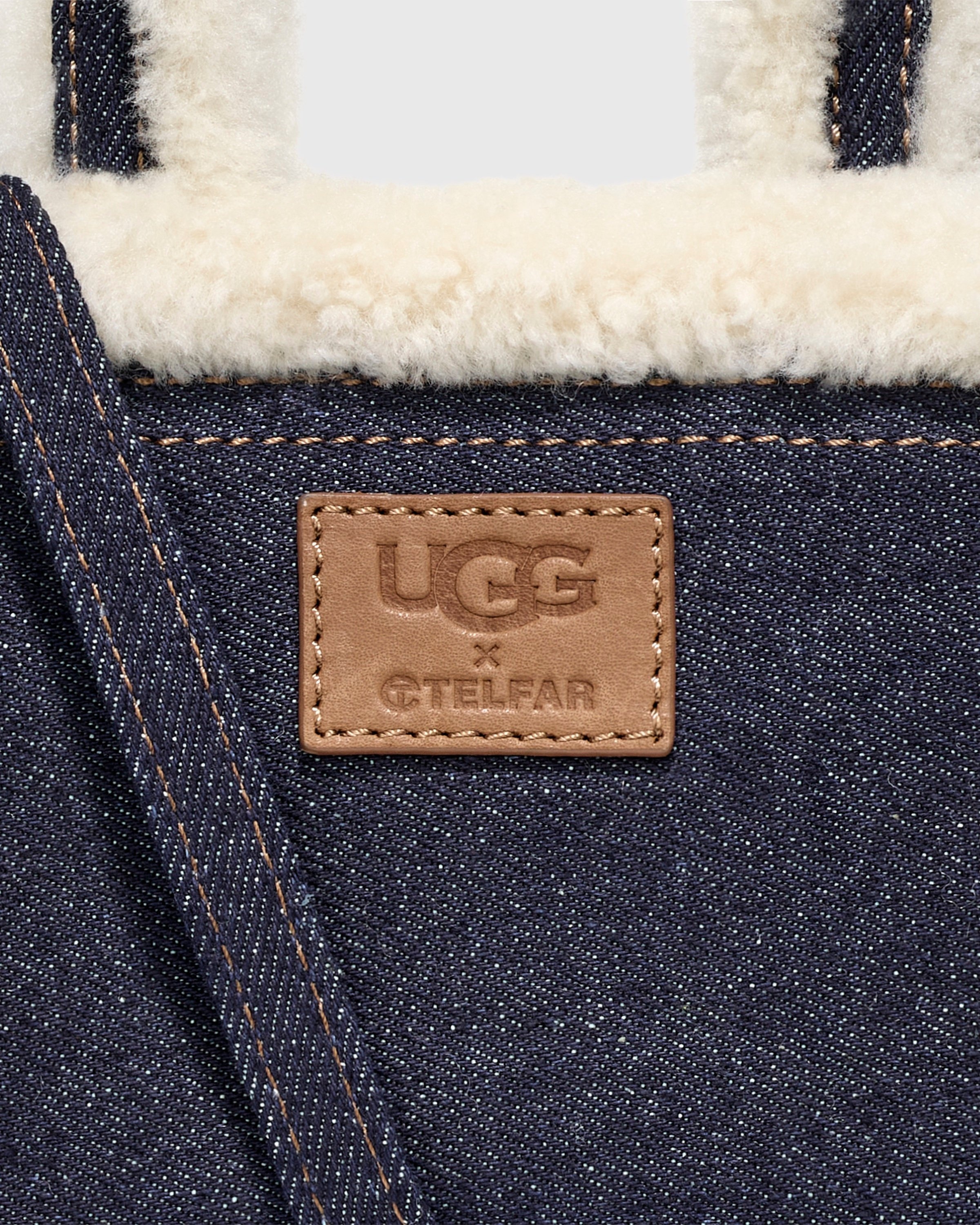 UGG x TELFAR shearling-trim Large Tote Bag - Farfetch