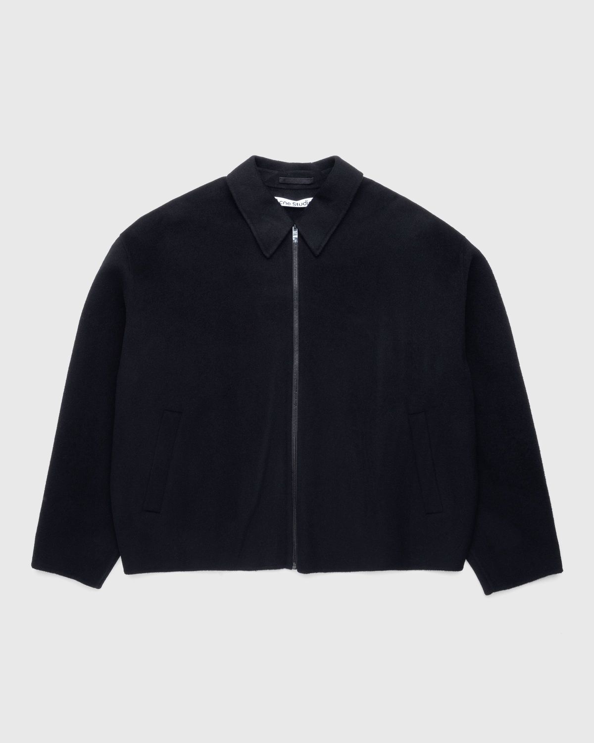Acne Studios – Wool Zipper Jacket Black | Highsnobiety Shop