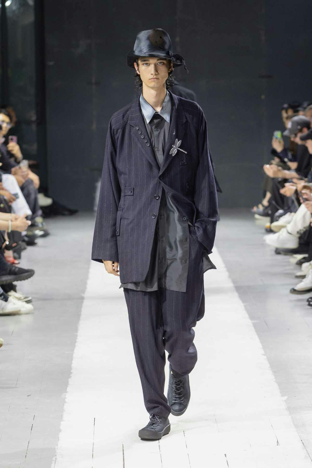 All the Details From Yohji Yamamoto's SS24 Runway Collection