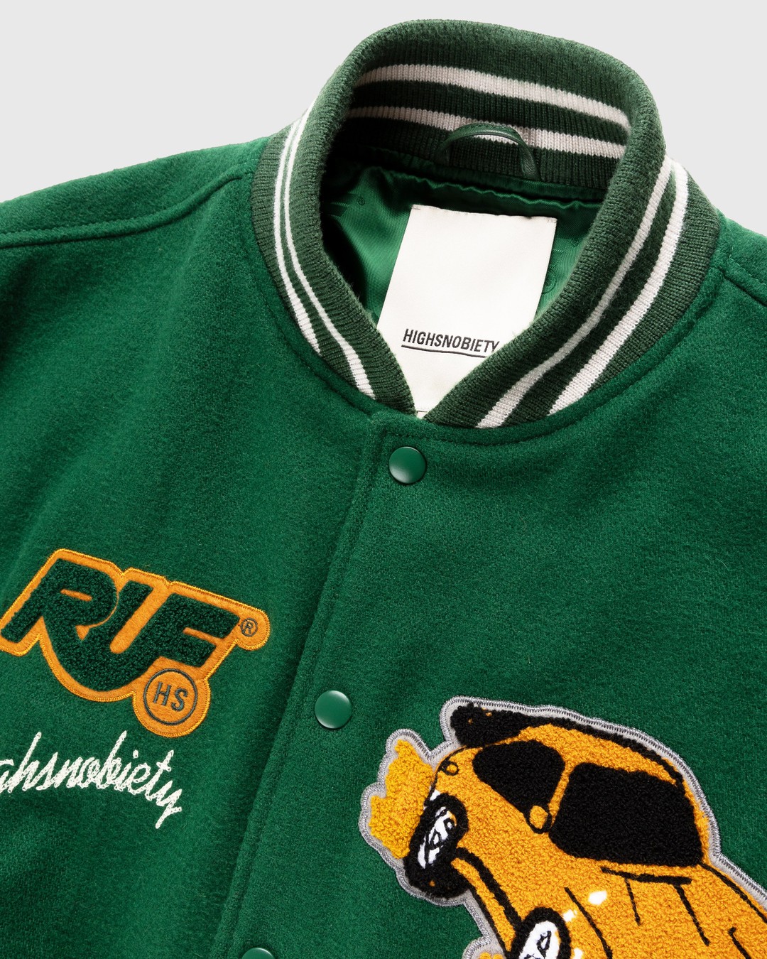 RUF x Highsnobiety – Varsity Jacket Green