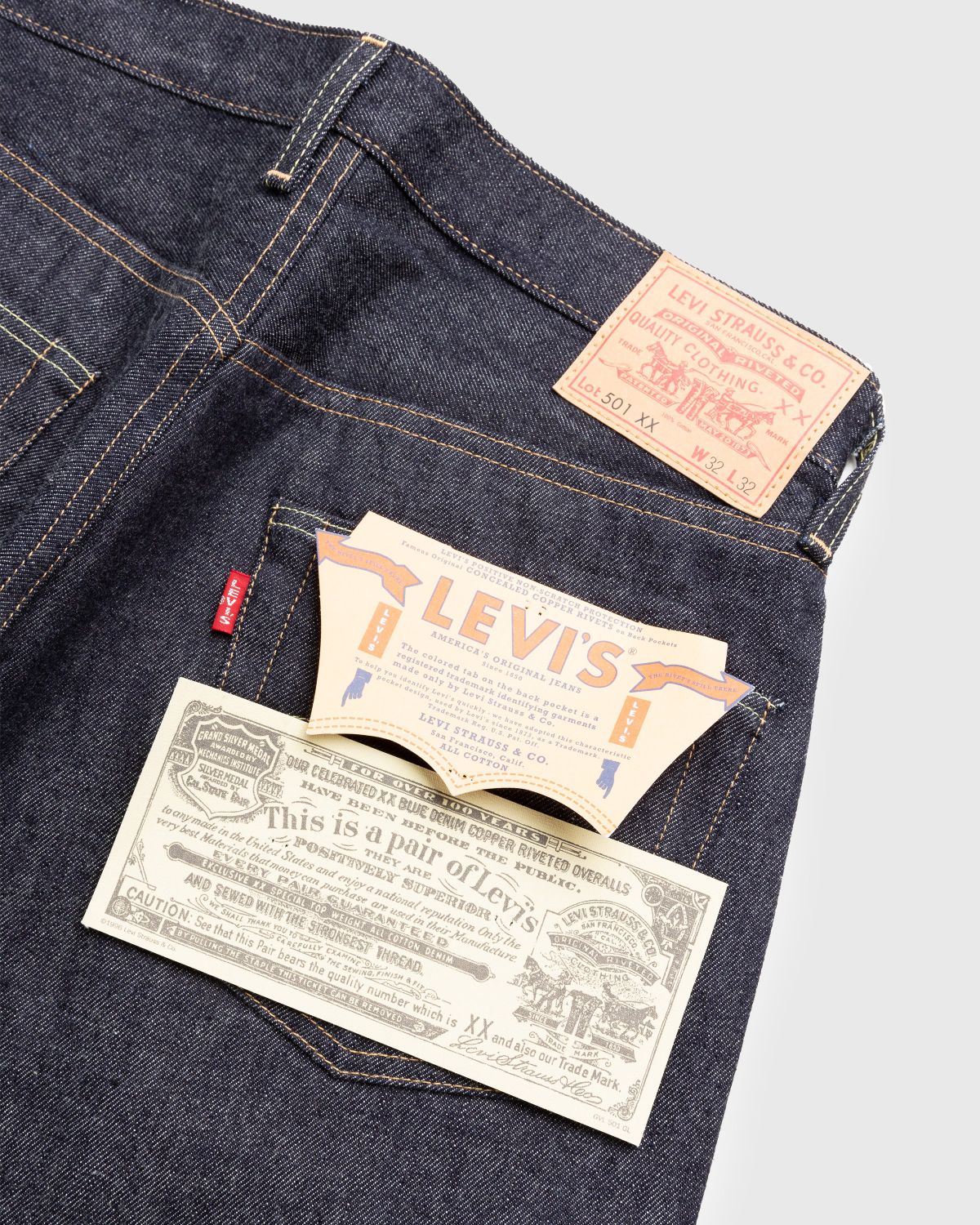 Levi's – 1963 501 Jeans Rigid Indigo Blue