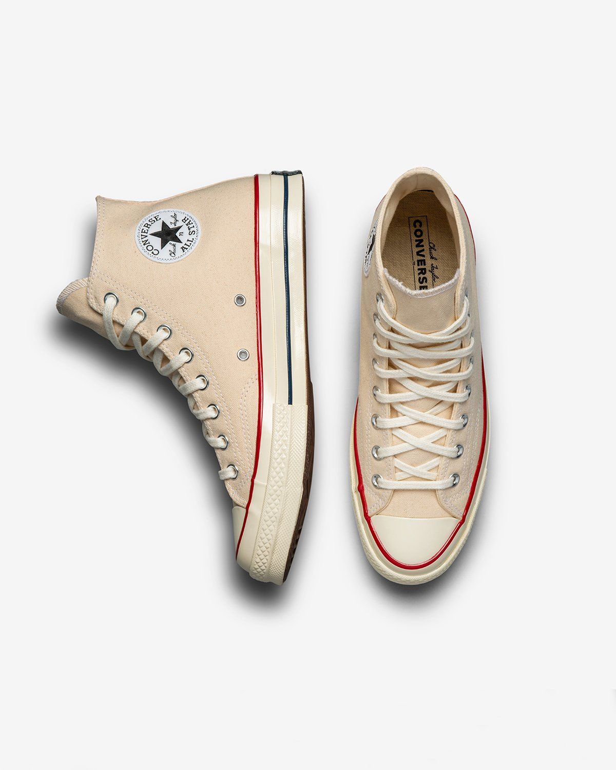 Converse – Chuck 70 Hi Parchment/Garnet/Egret | Highsnobiety Shop