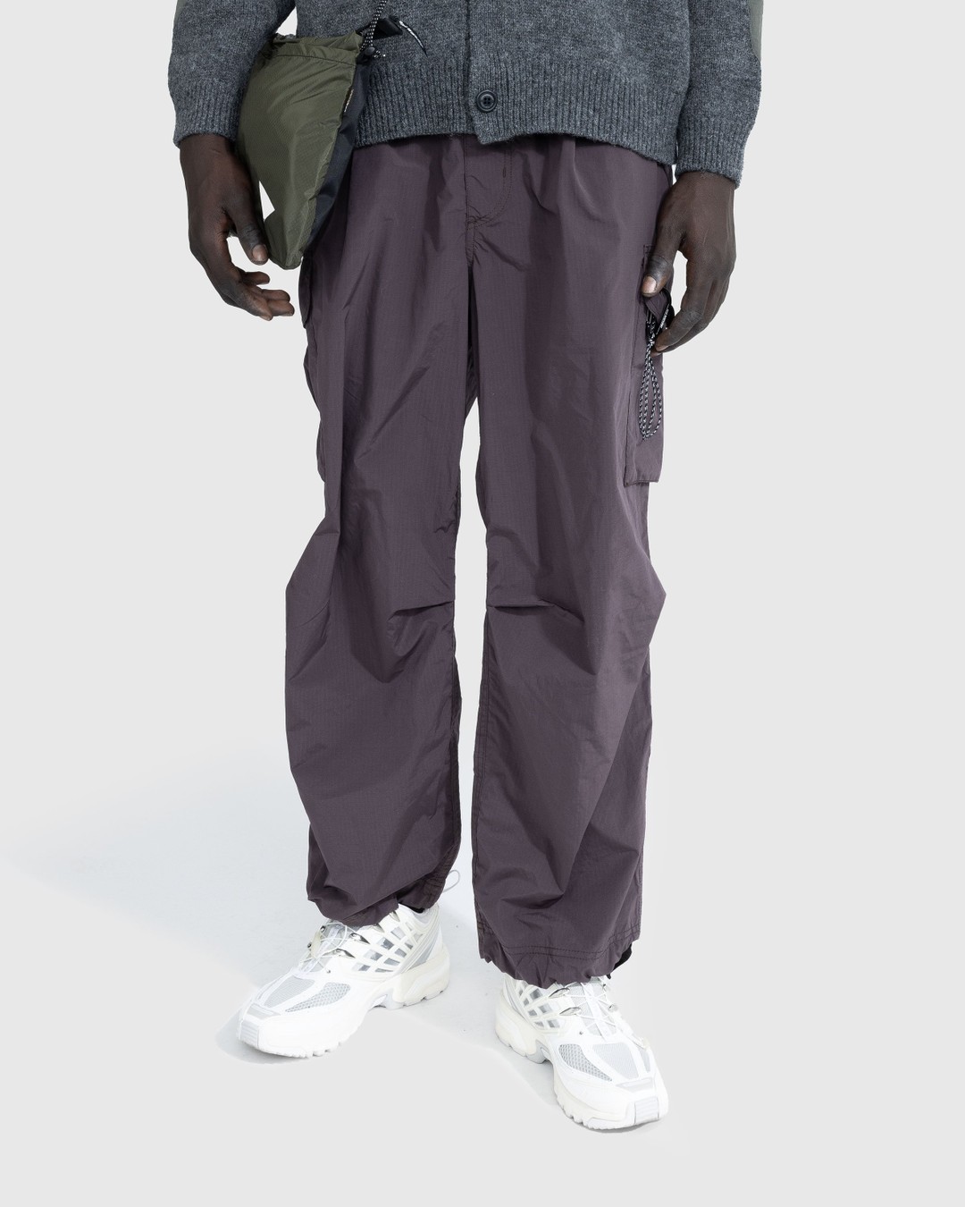 And Wander – Oversized Cargo Pants Brown | Highsnobiety Shop