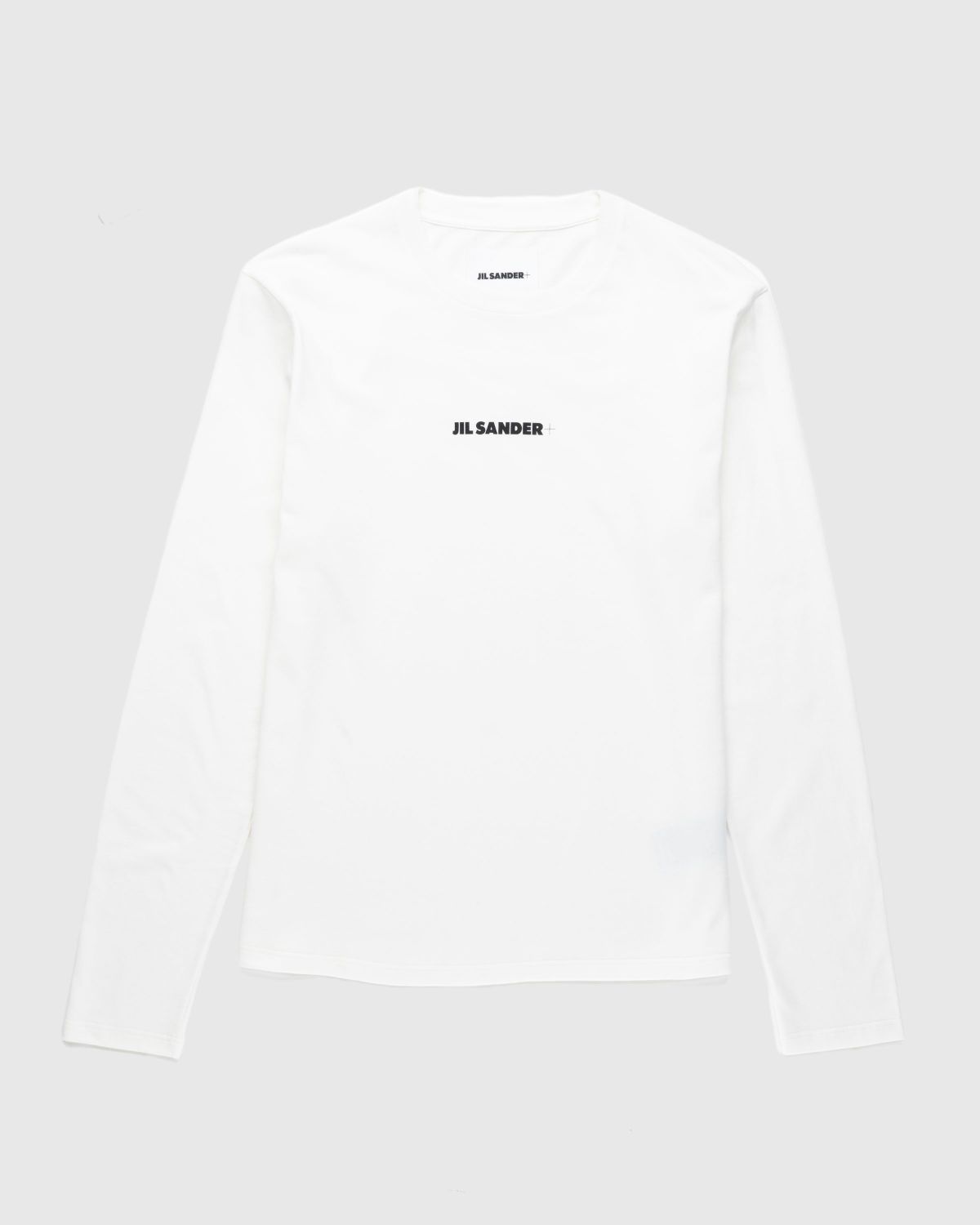 Jil Sander – Longsleeve Logo T-Shirt Porcelain White | Highsnobiety Shop